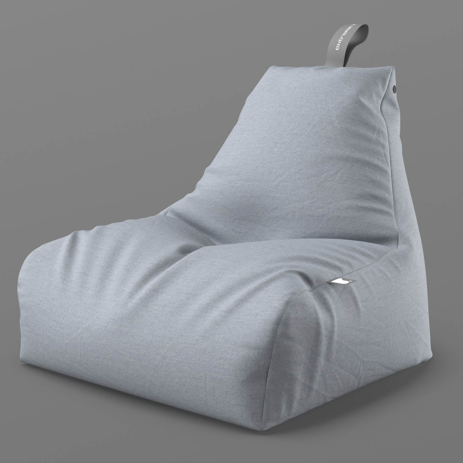 Beanbag Chair 2V 3D Model 3D Model