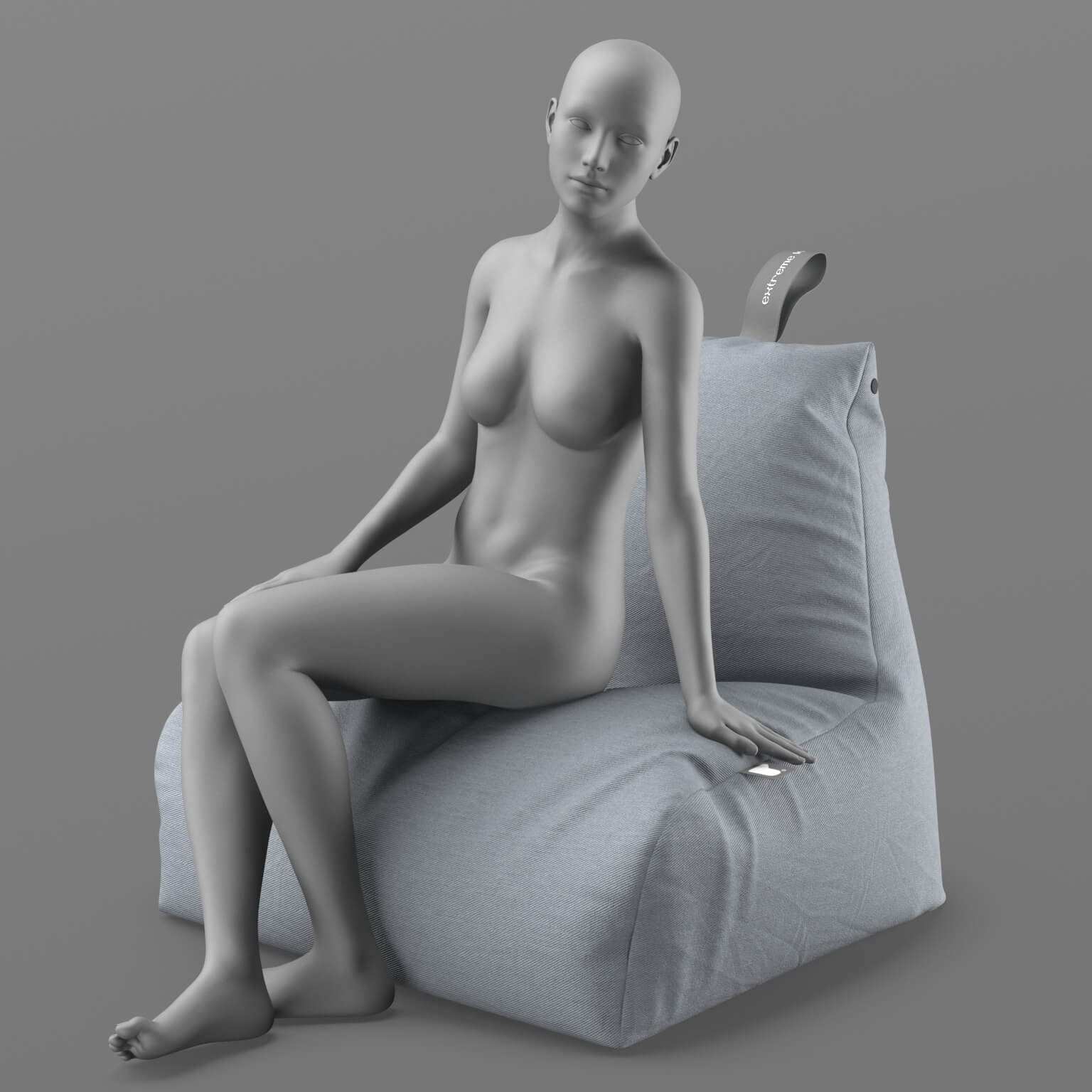 Beanbag Chair 2v DAZ Daz Content