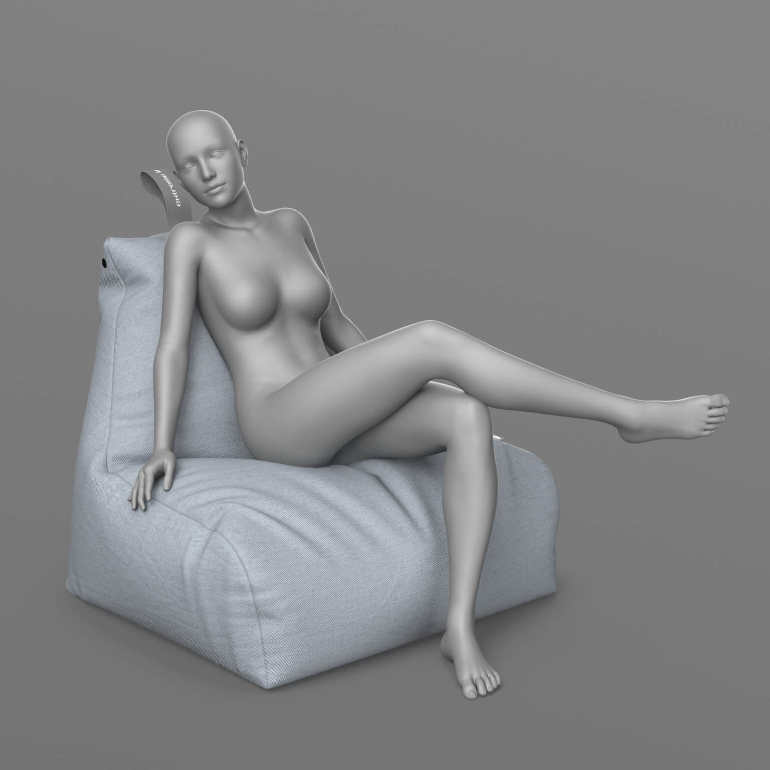 Beanbag Chair 2v DAZ Daz Content