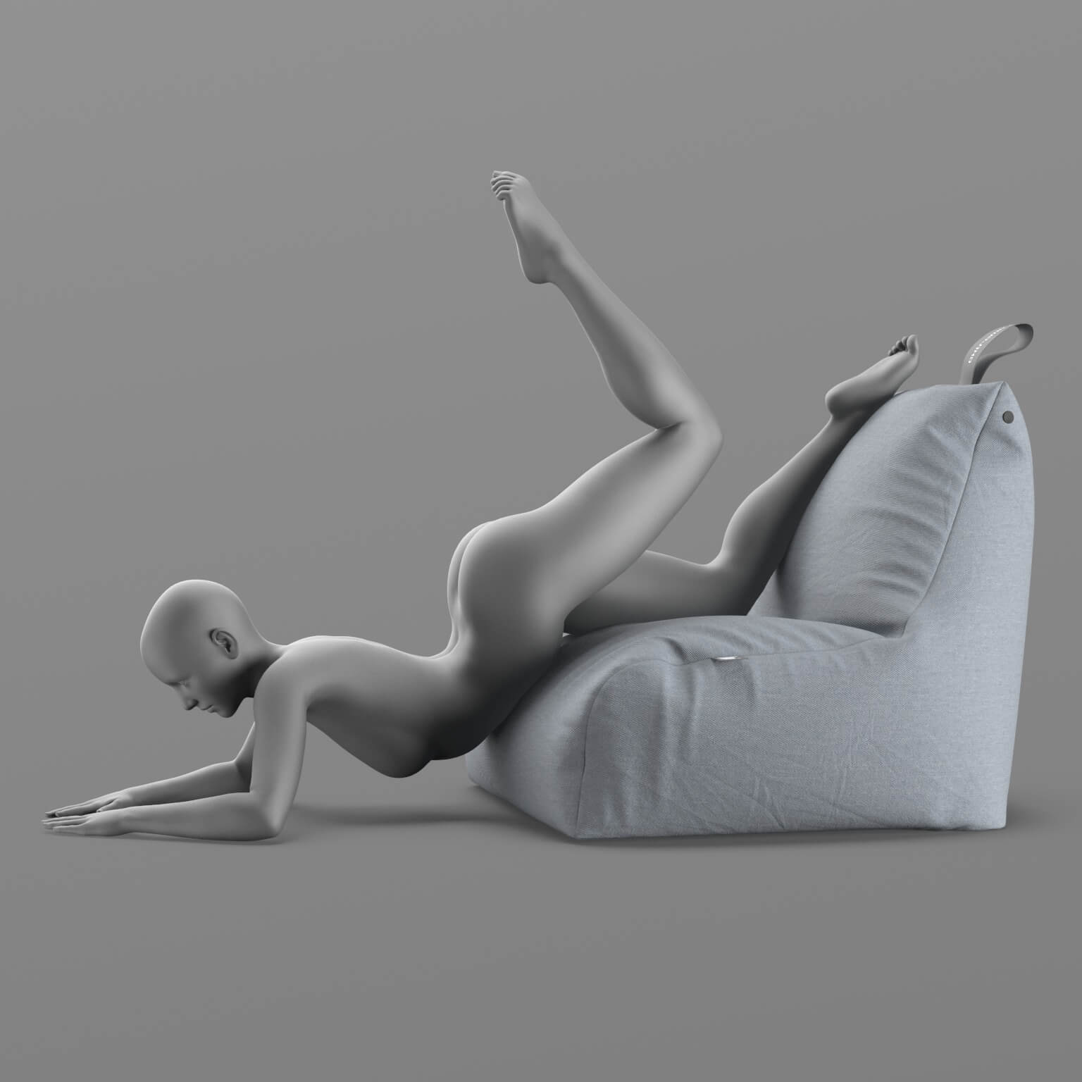 Beanbag Chair 2v DAZ Daz Content