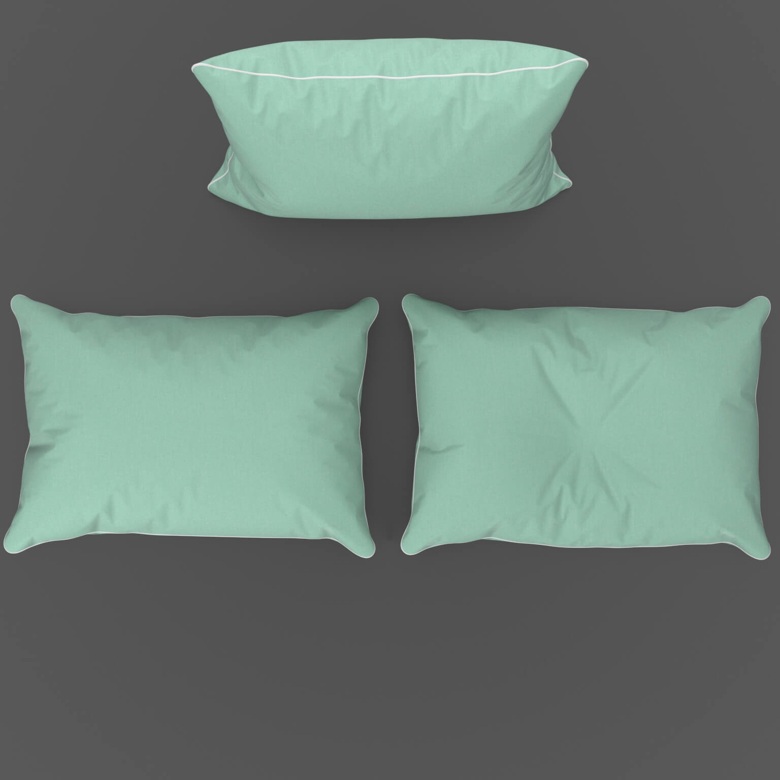 Bed Pillows Set Props 3 in 1 DAZ Daz Content