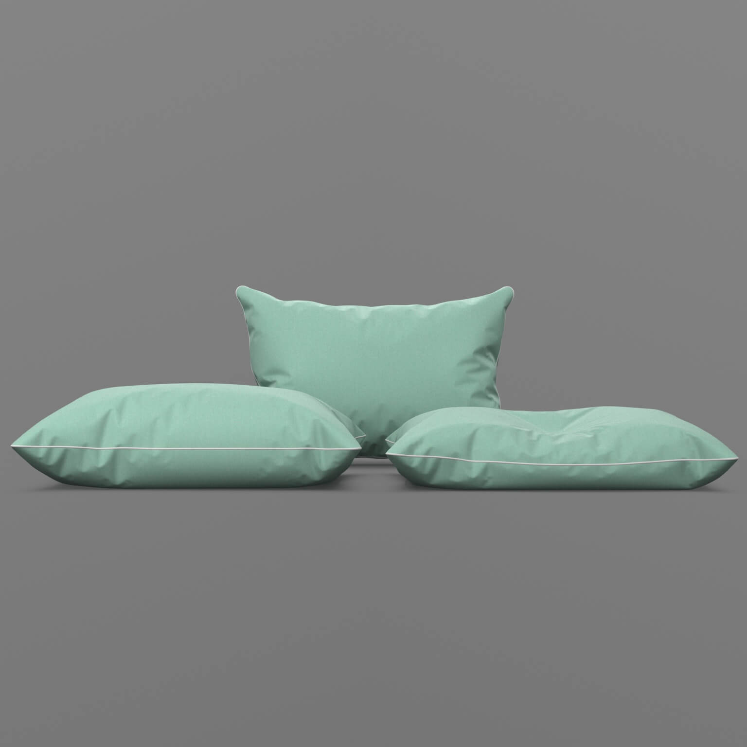 Bed Pillows Set Props 3 in 1 DAZ Daz Content