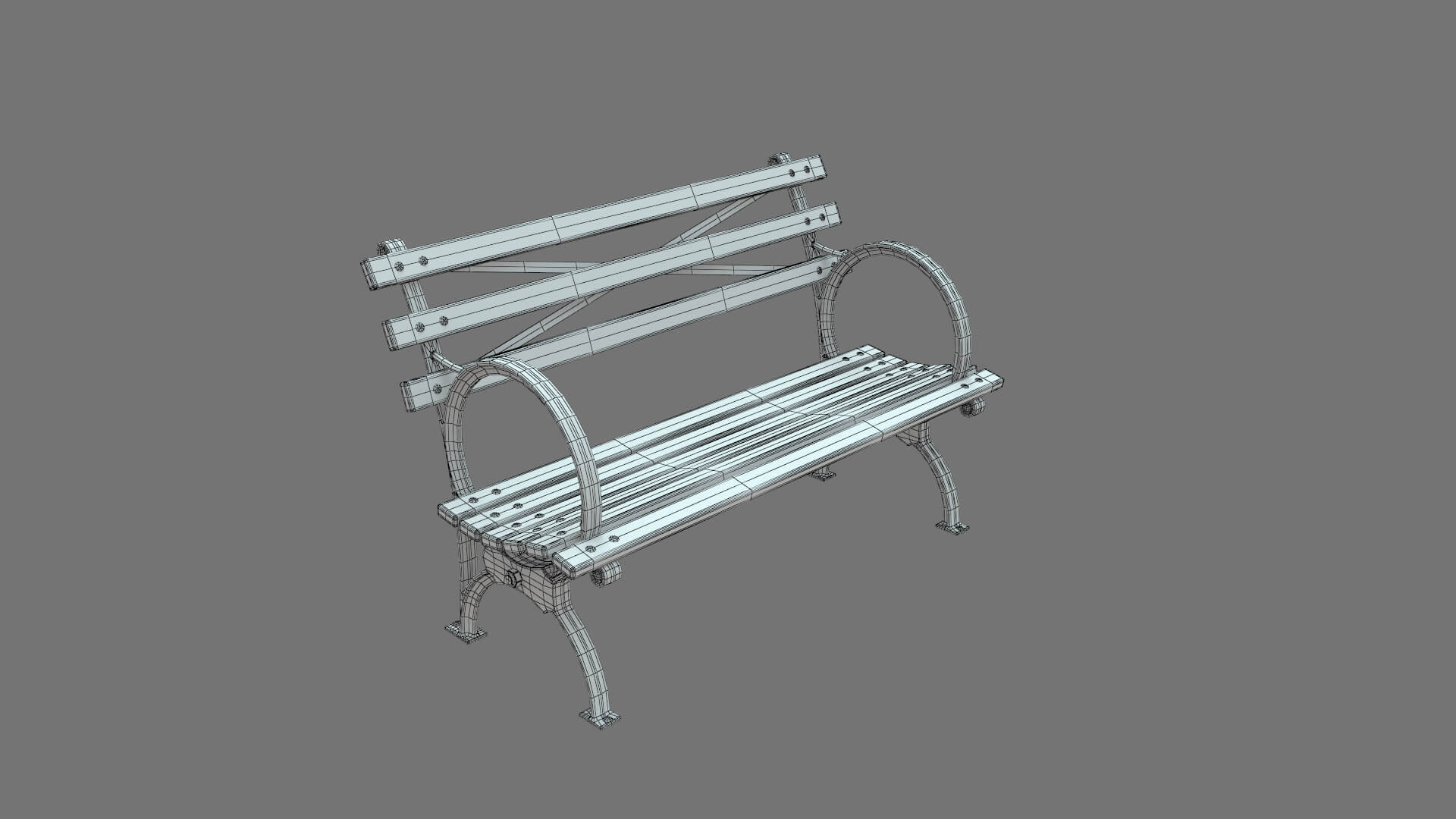 Bench Short Green Props Daz Content