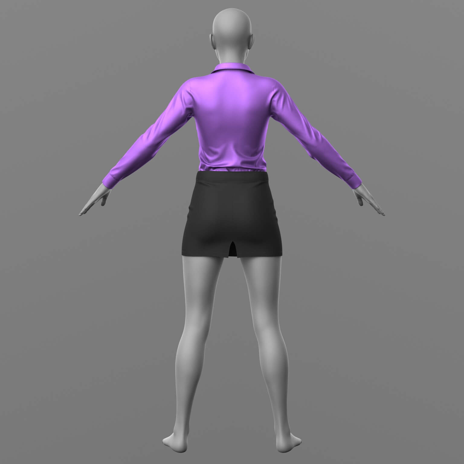 Blouse and Skirt G8 Female Daz Content