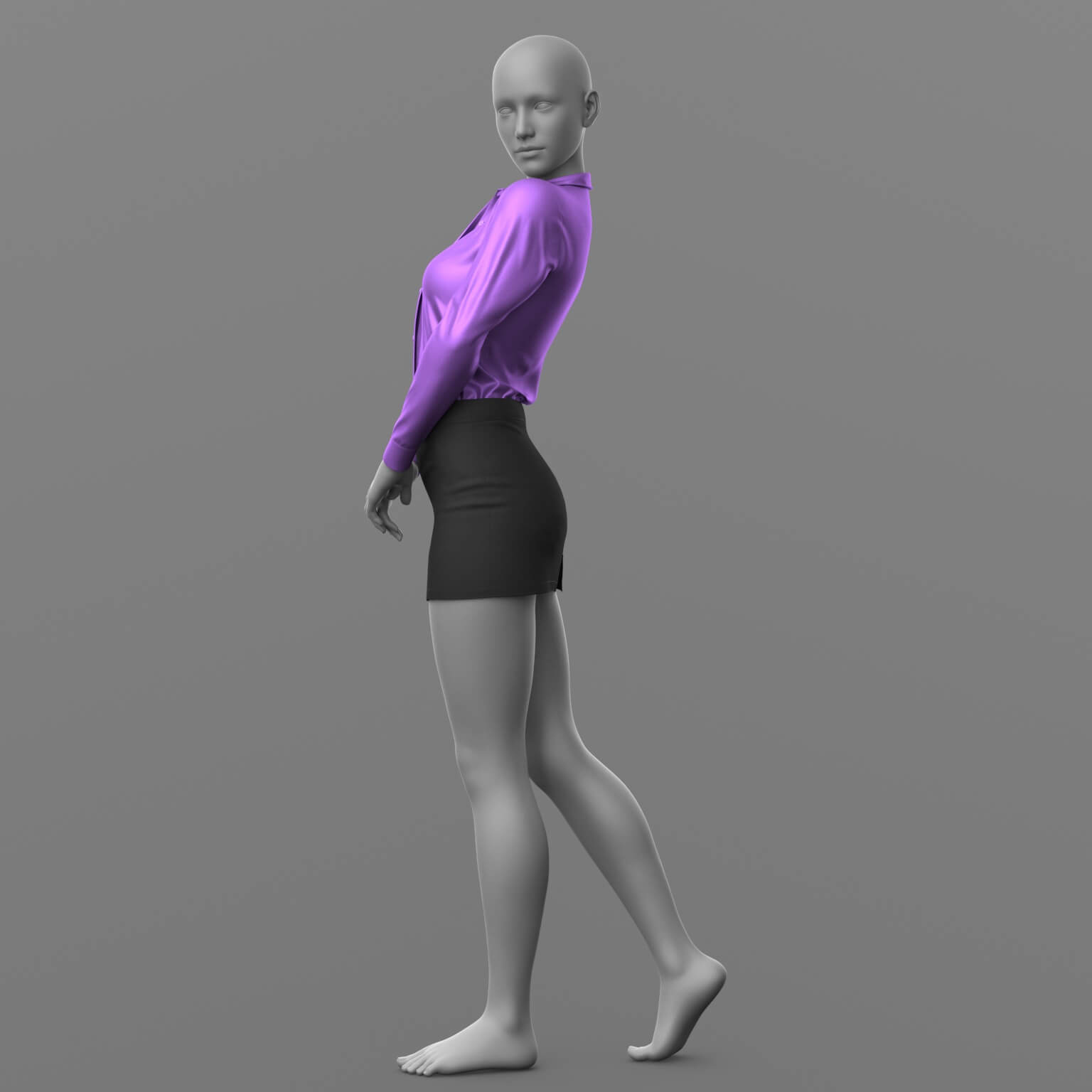 Blouse and Skirt G8 Female Daz Content