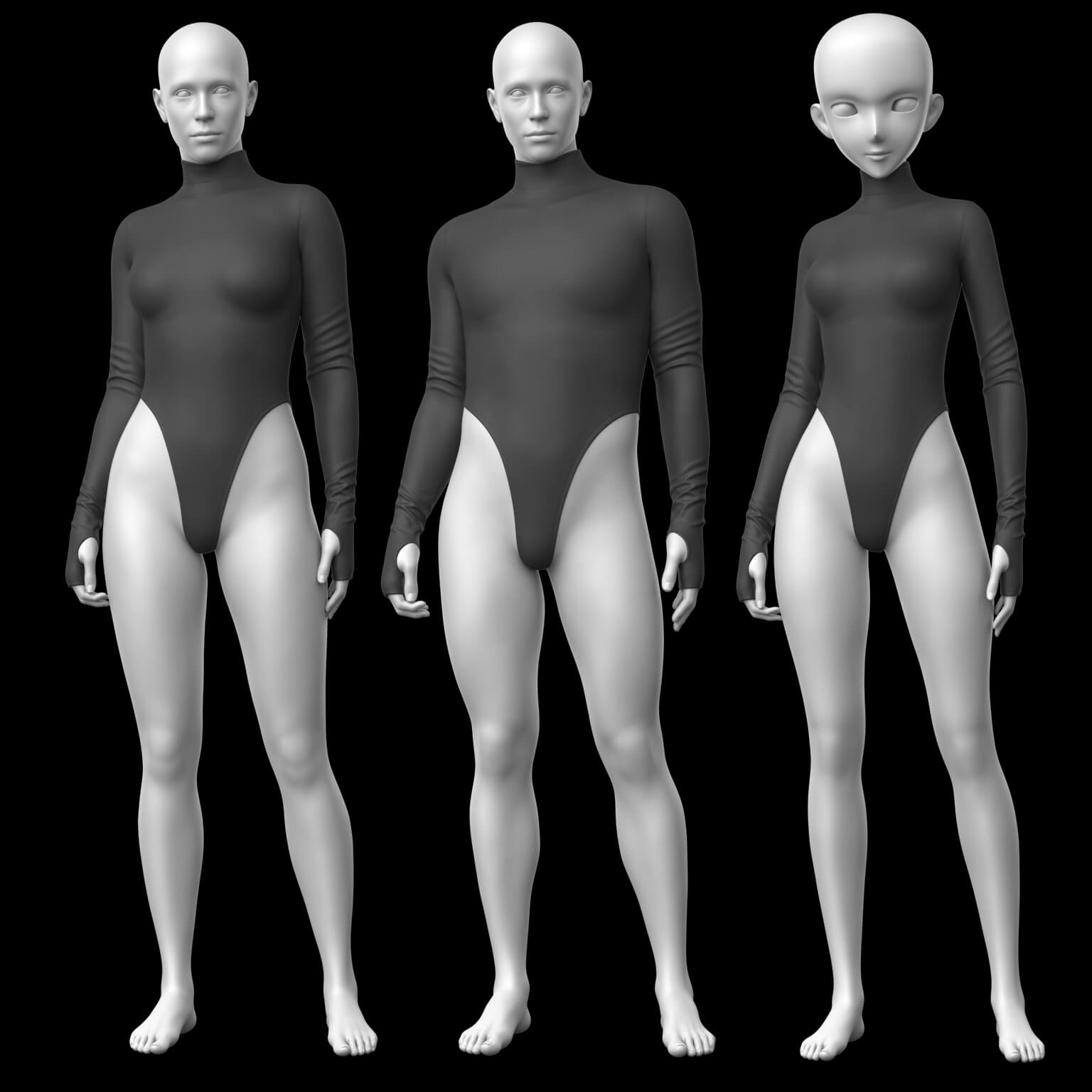 Bodysuit for G9 G8F Daz Content