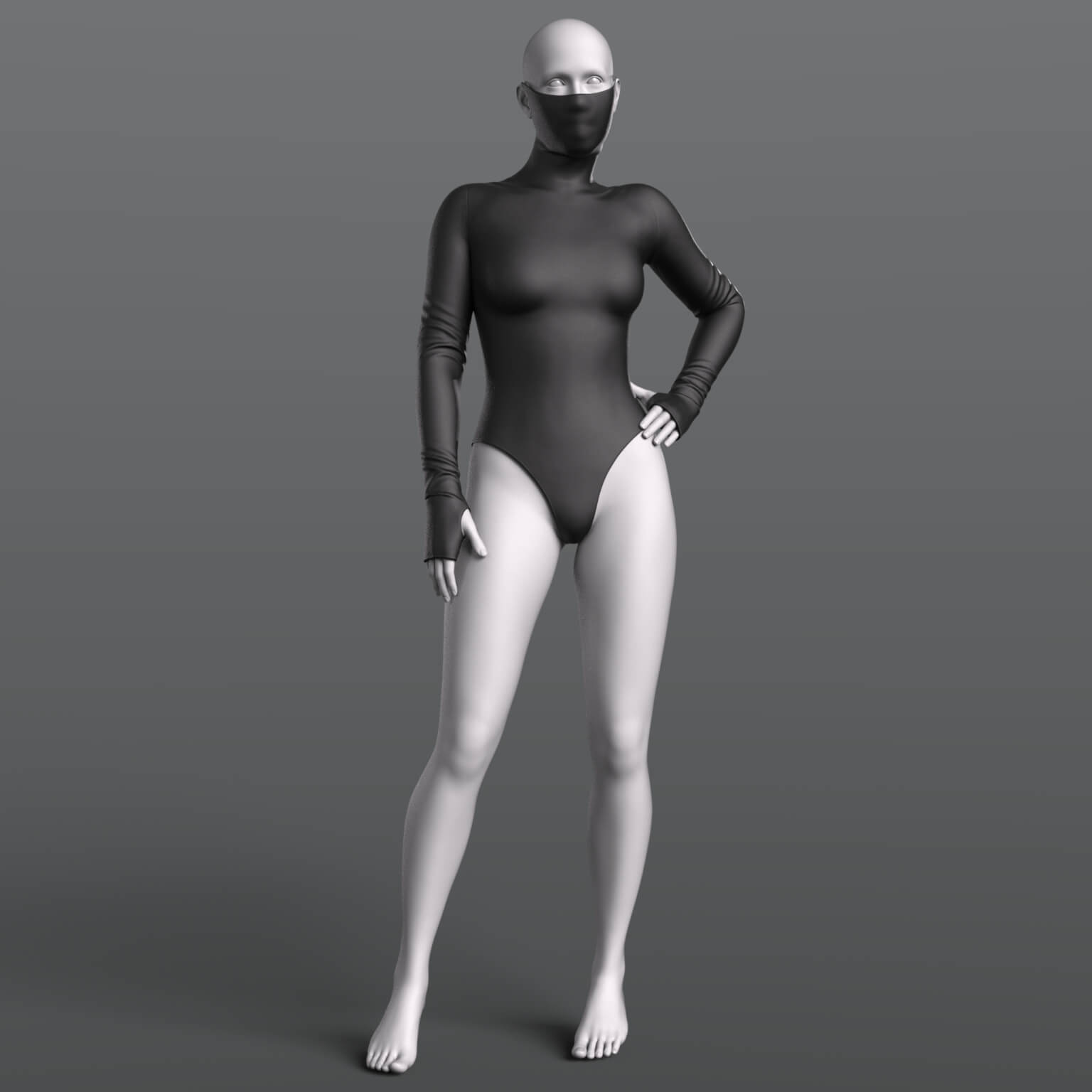 Bodysuit Mask G9 G8 Daz Content