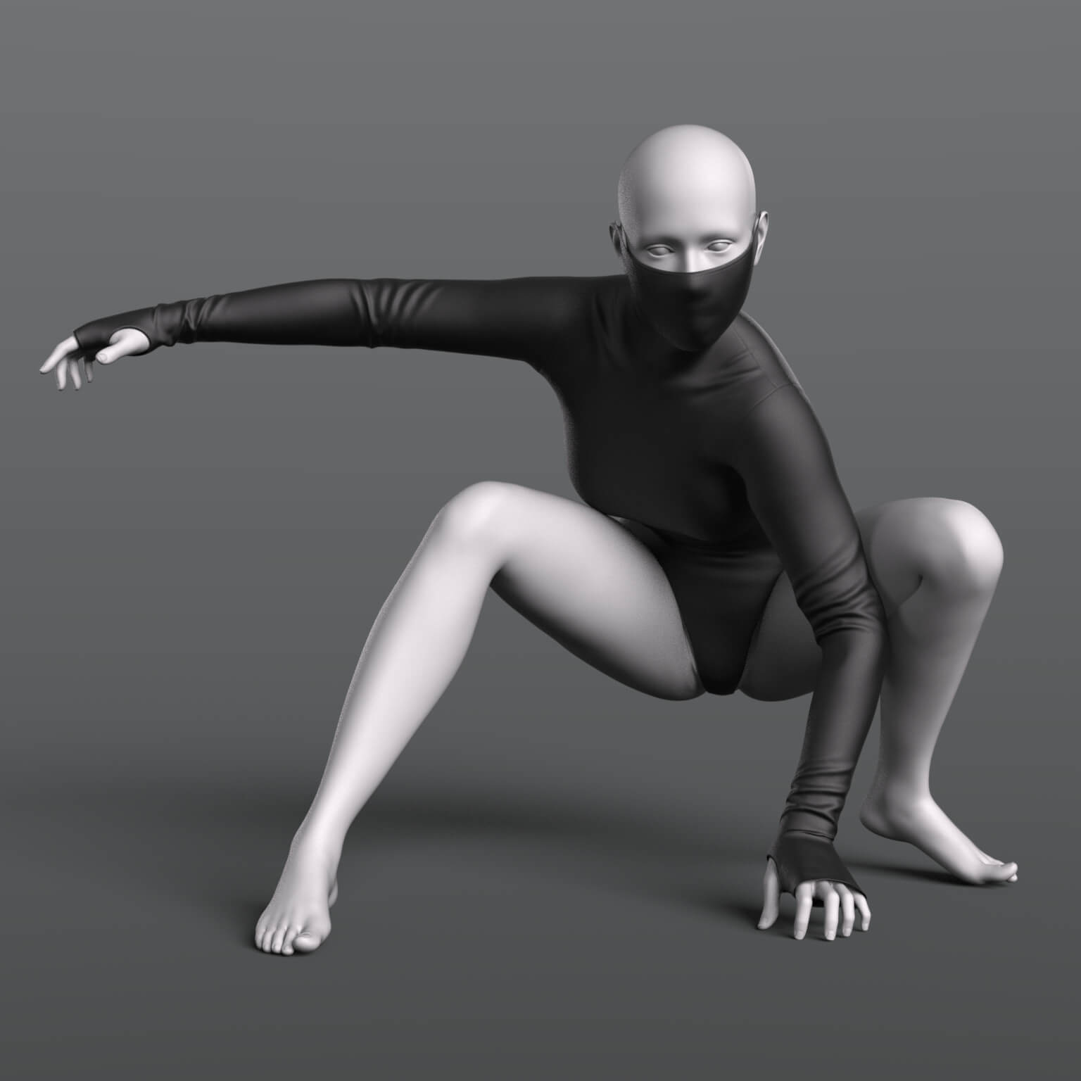 Bodysuit Mask G9 Daz Content