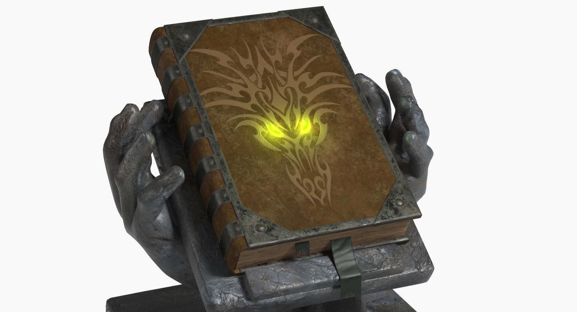 Book on Stand 3D Model