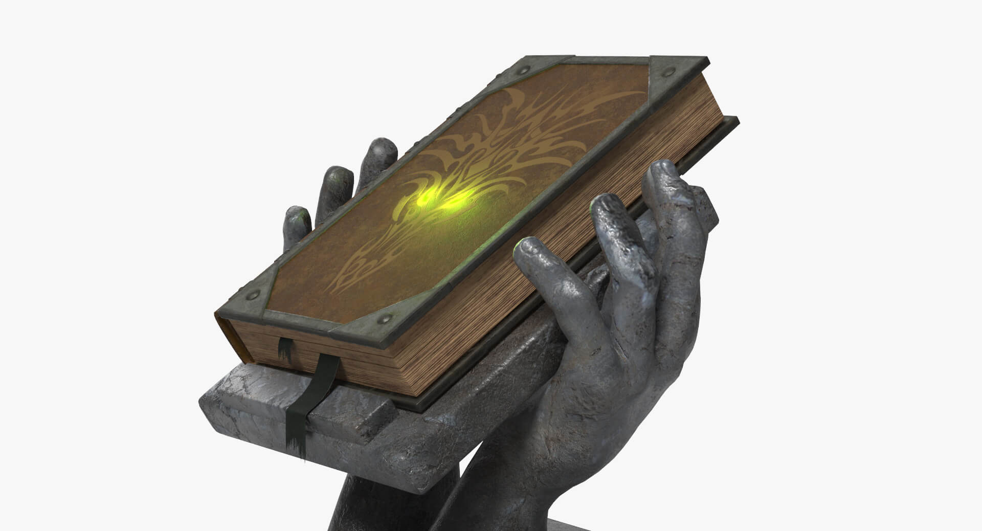 Book on Stand 3D Model