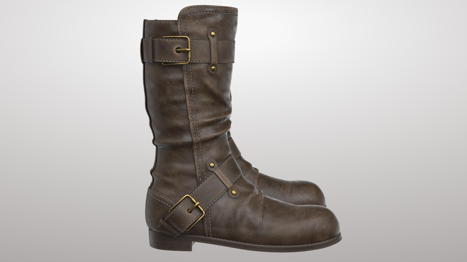 Boots 1v 3D Model