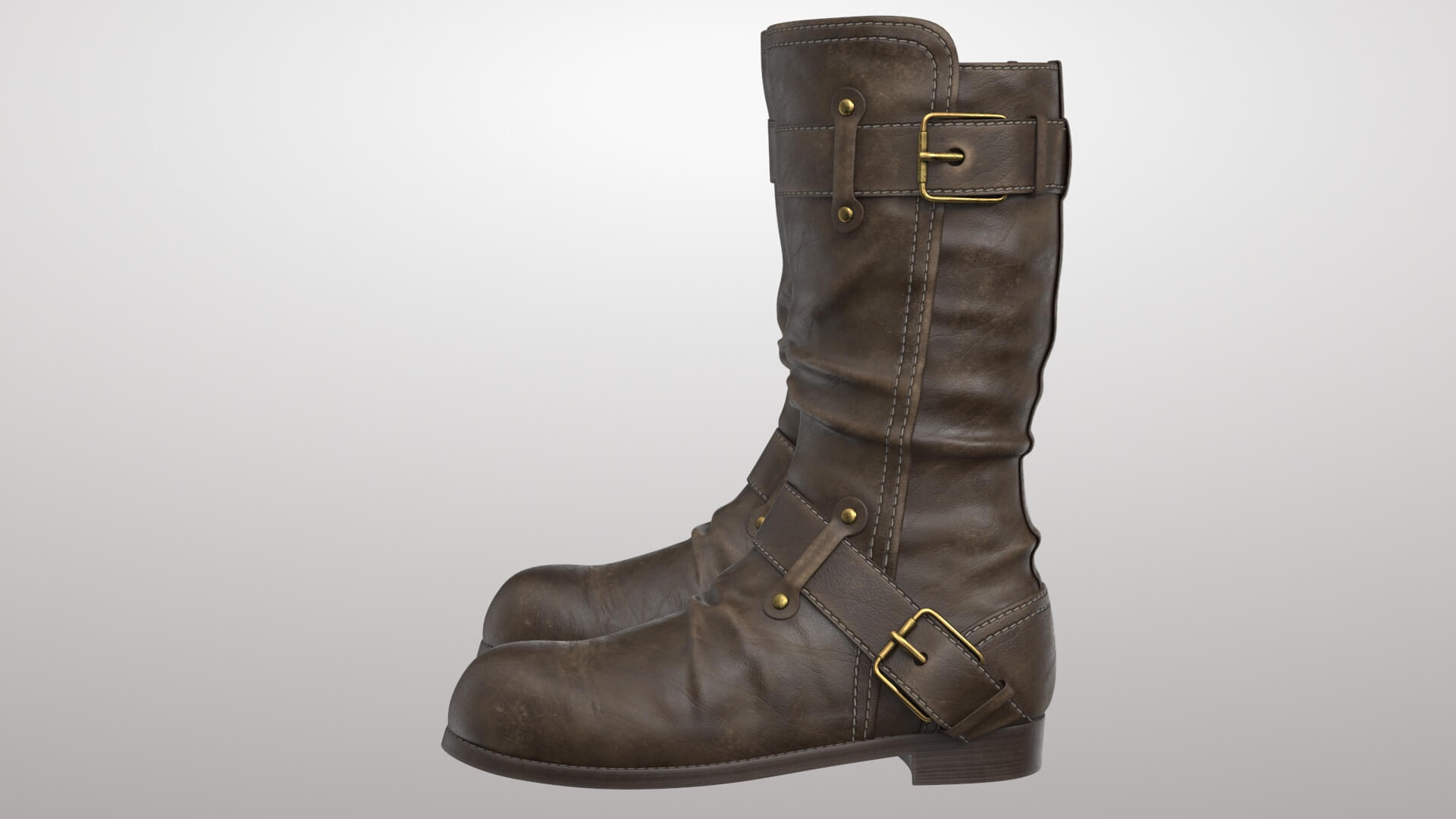 Boots 1v 3D Model