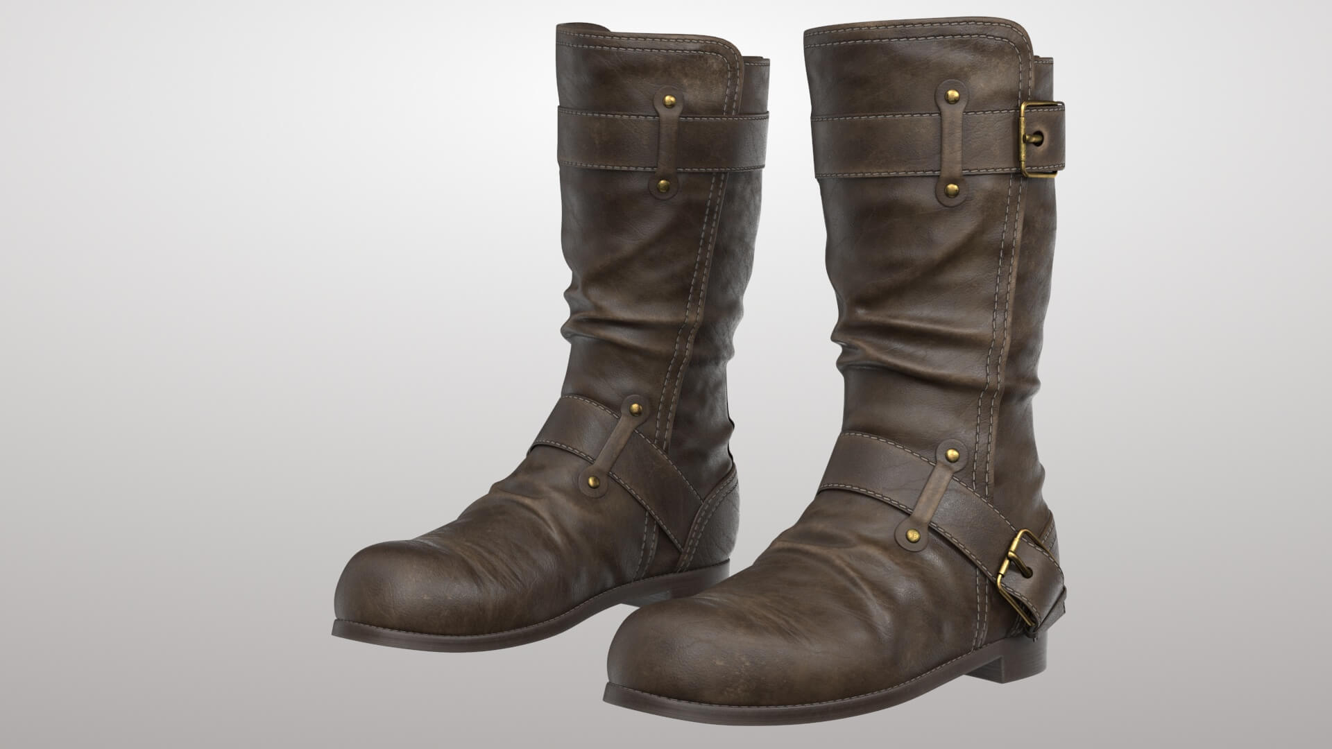 Boots 1v 3D Model