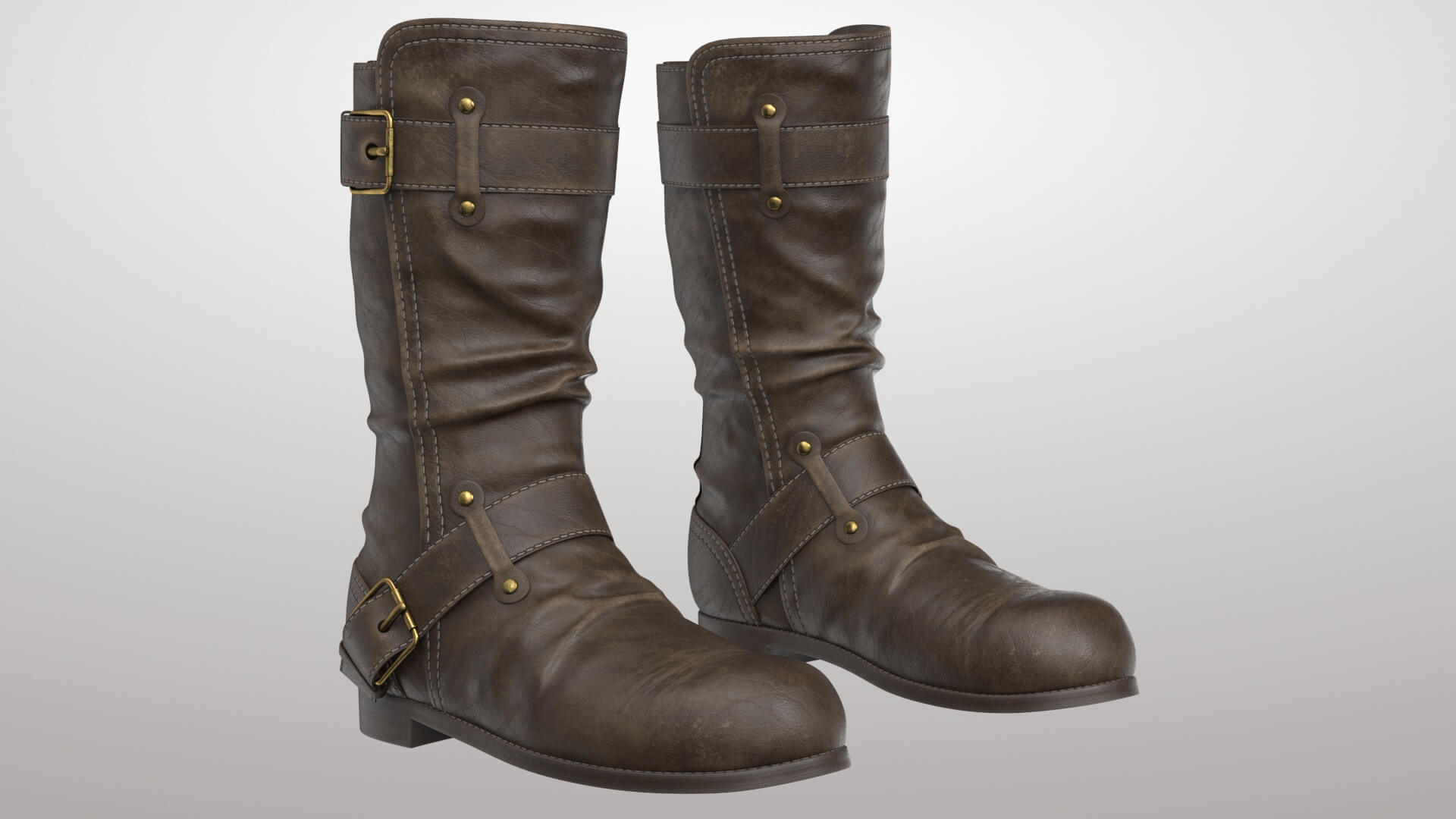 Boots 1v 3D Model