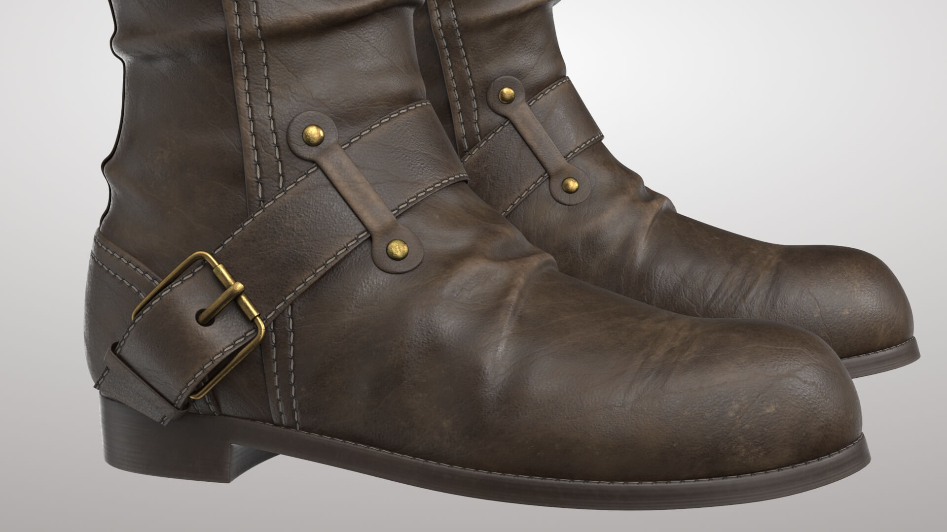 Boots 1v 3D Model