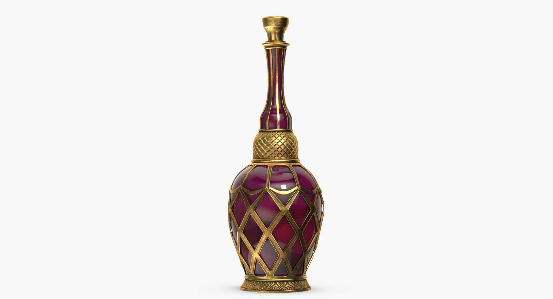Bottle Red Magic 3D Model