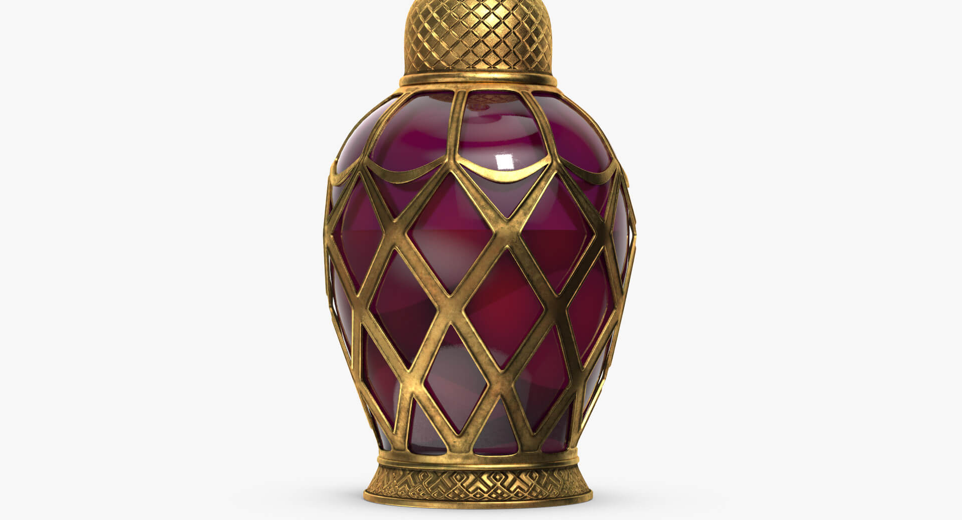 Bottle Red Magic 3D Model