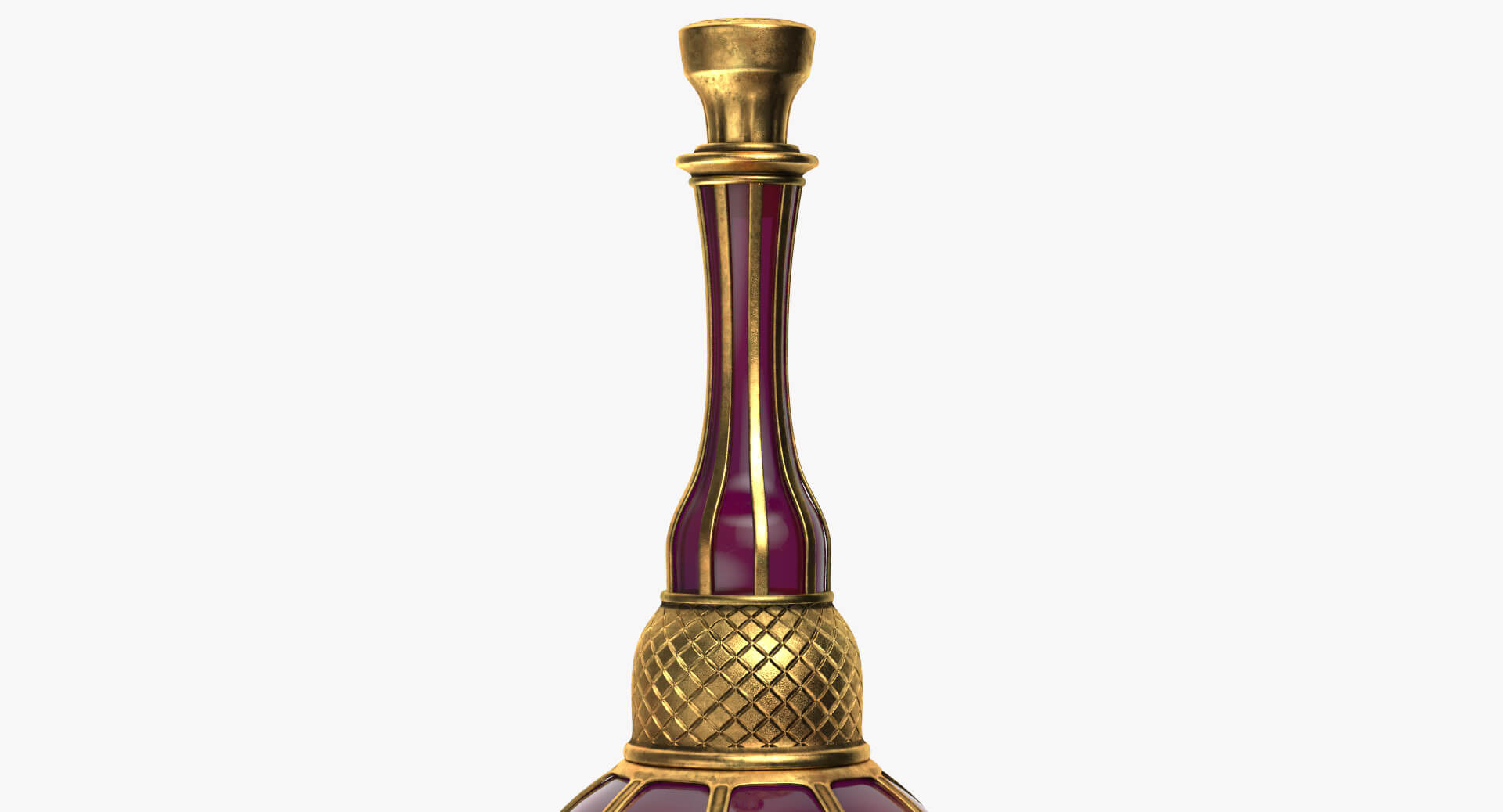 Bottle Red Magic 3D Model