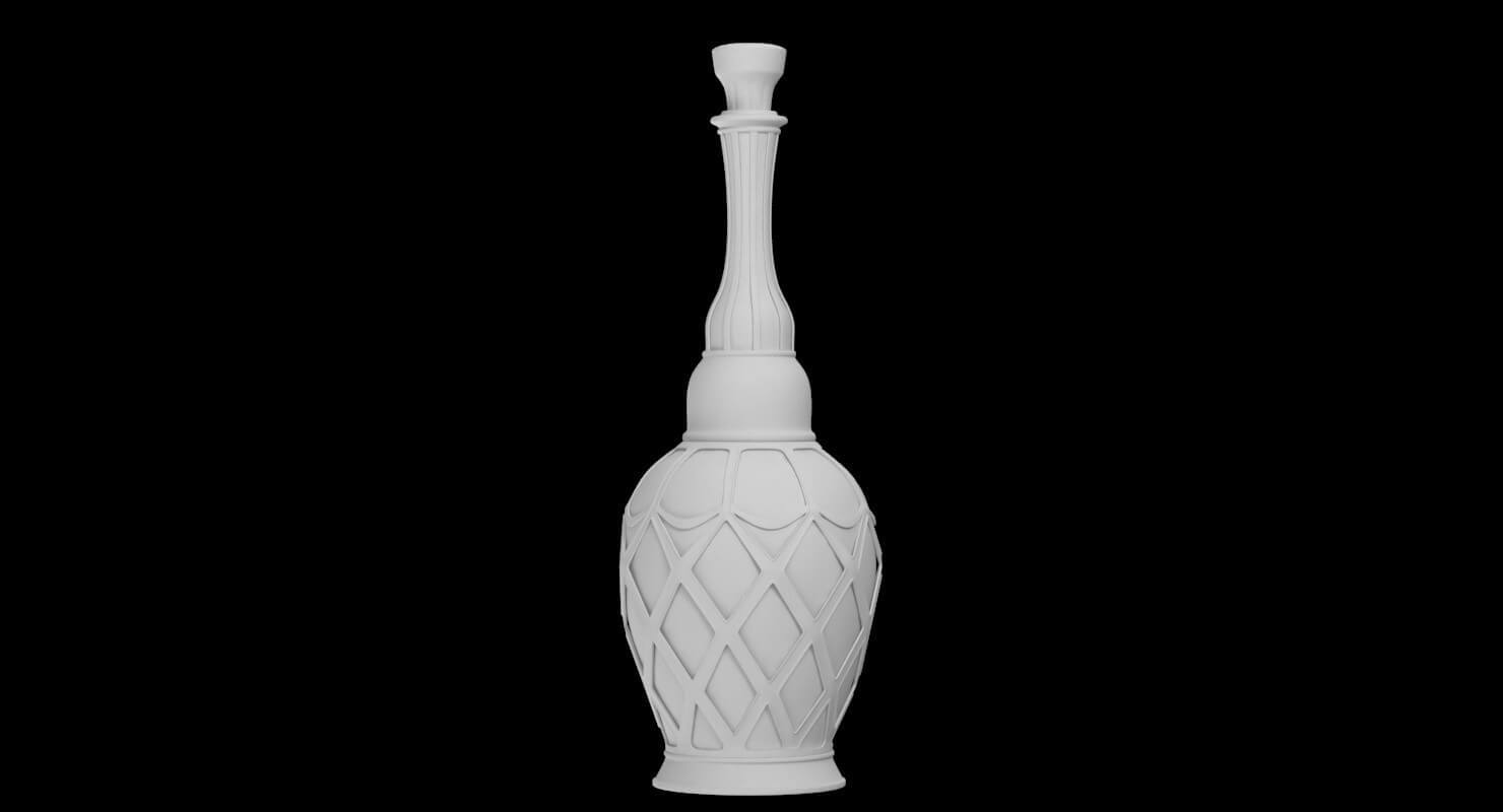Bottle Red Magic 3D Model