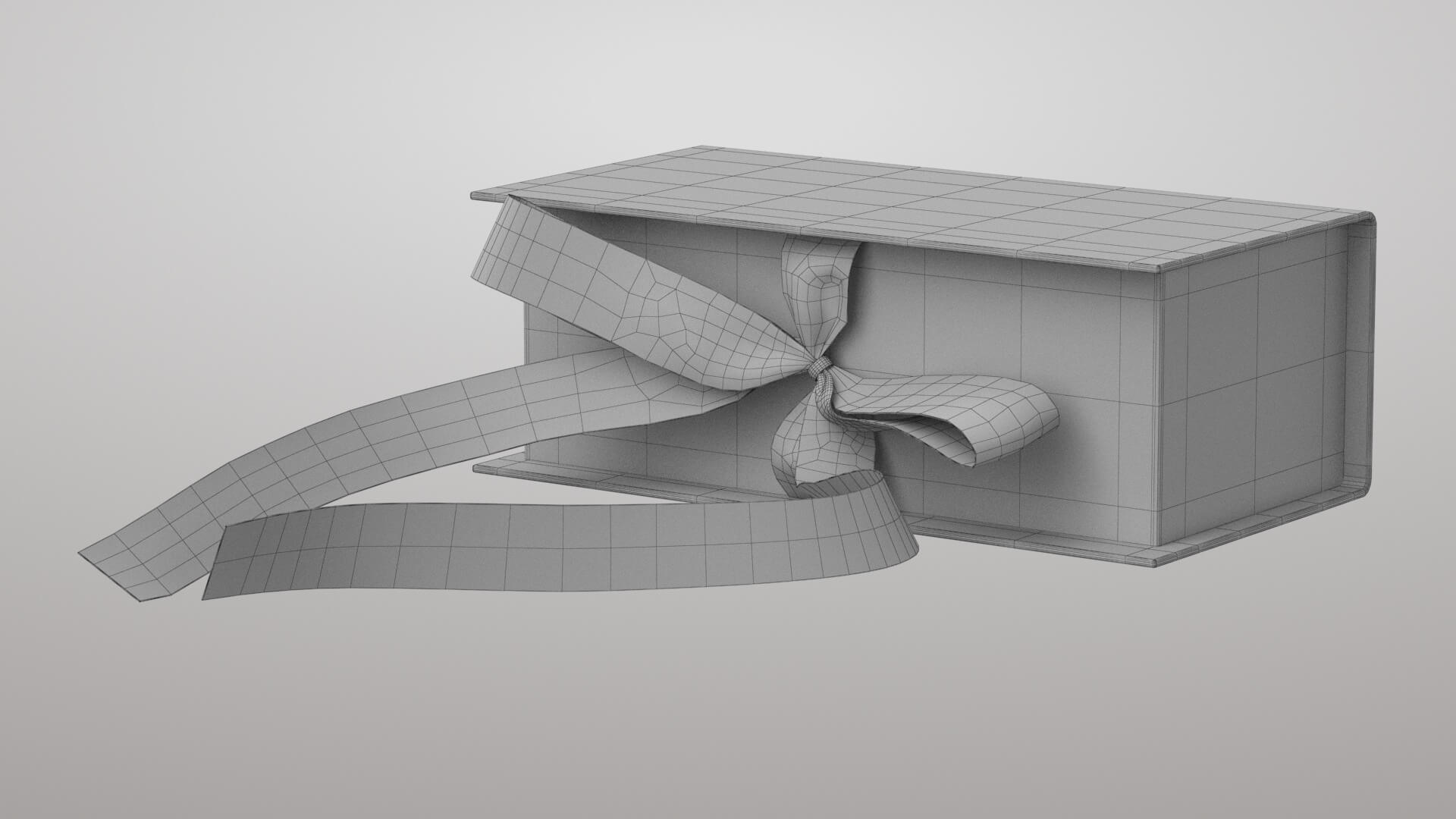 Box with Bow 3D Model