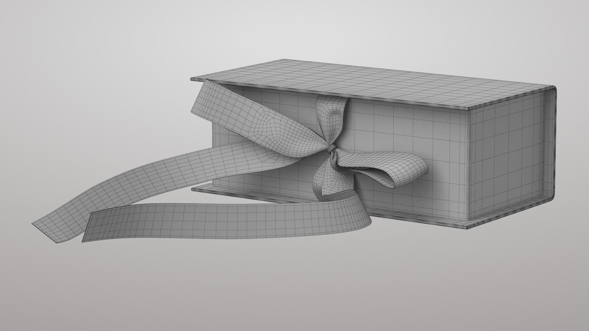 Box with Bow 3D Model