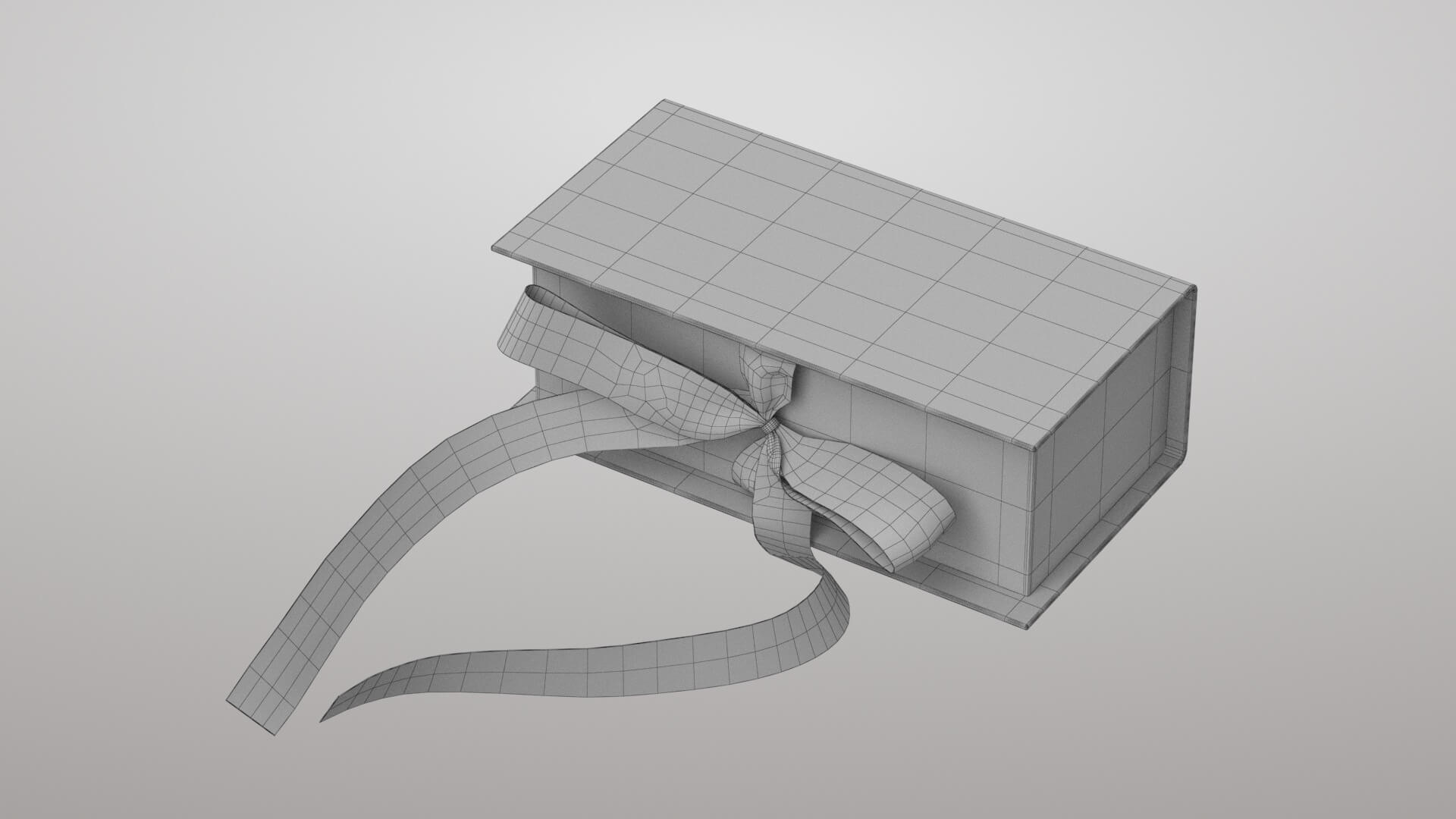 Box with Bow 3D Model