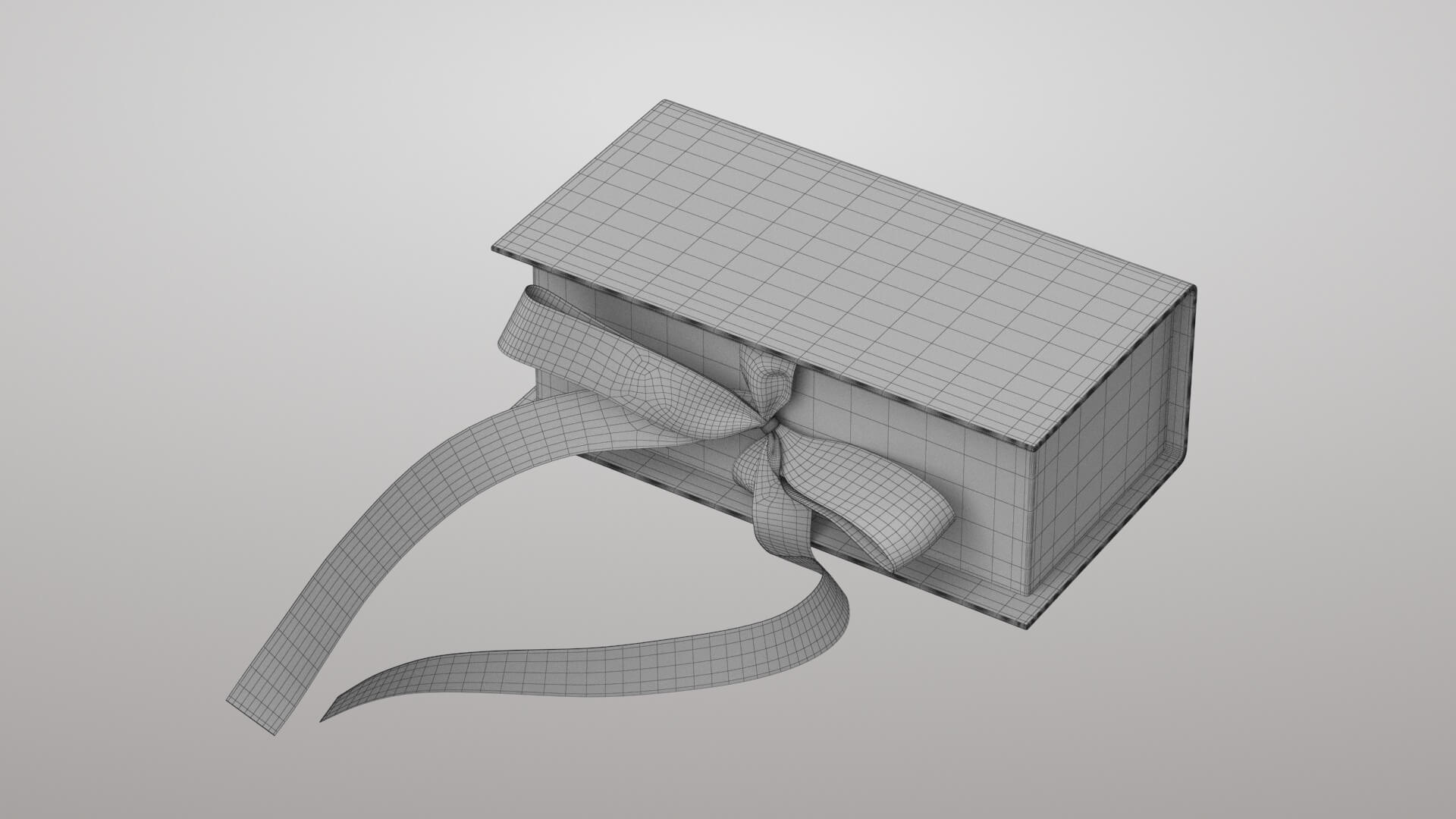 Box with Bow 3D Model