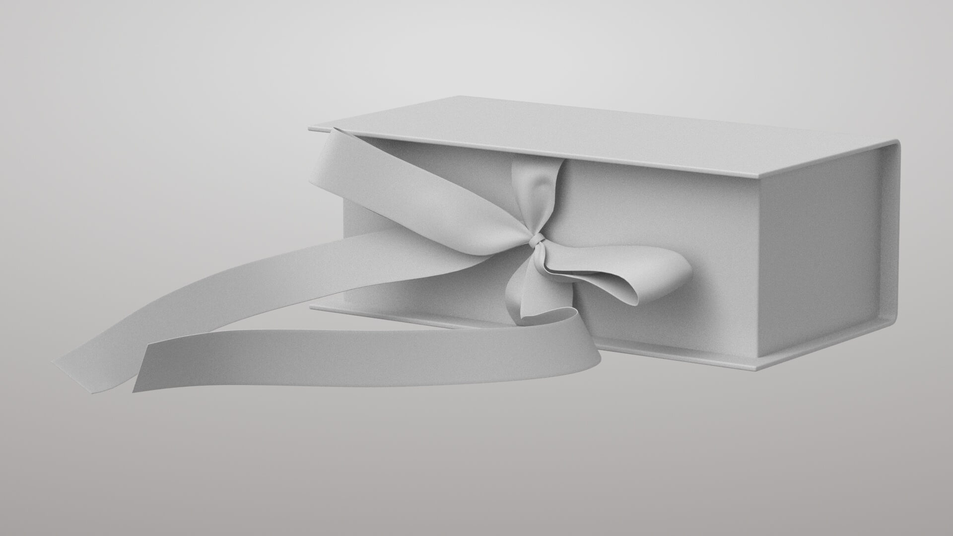 Box with Bow 3D Model