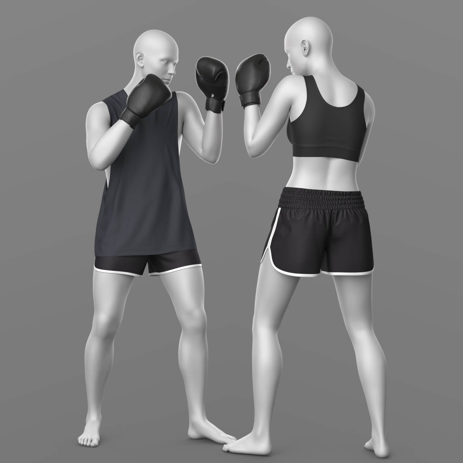 Boxing Ring Set G9 Daz Content