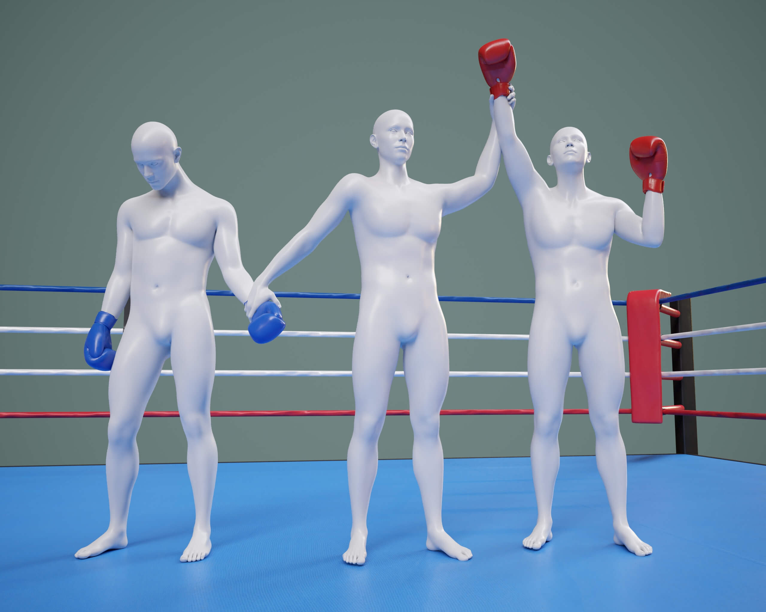 Boxing Ring Set G9 Daz Content