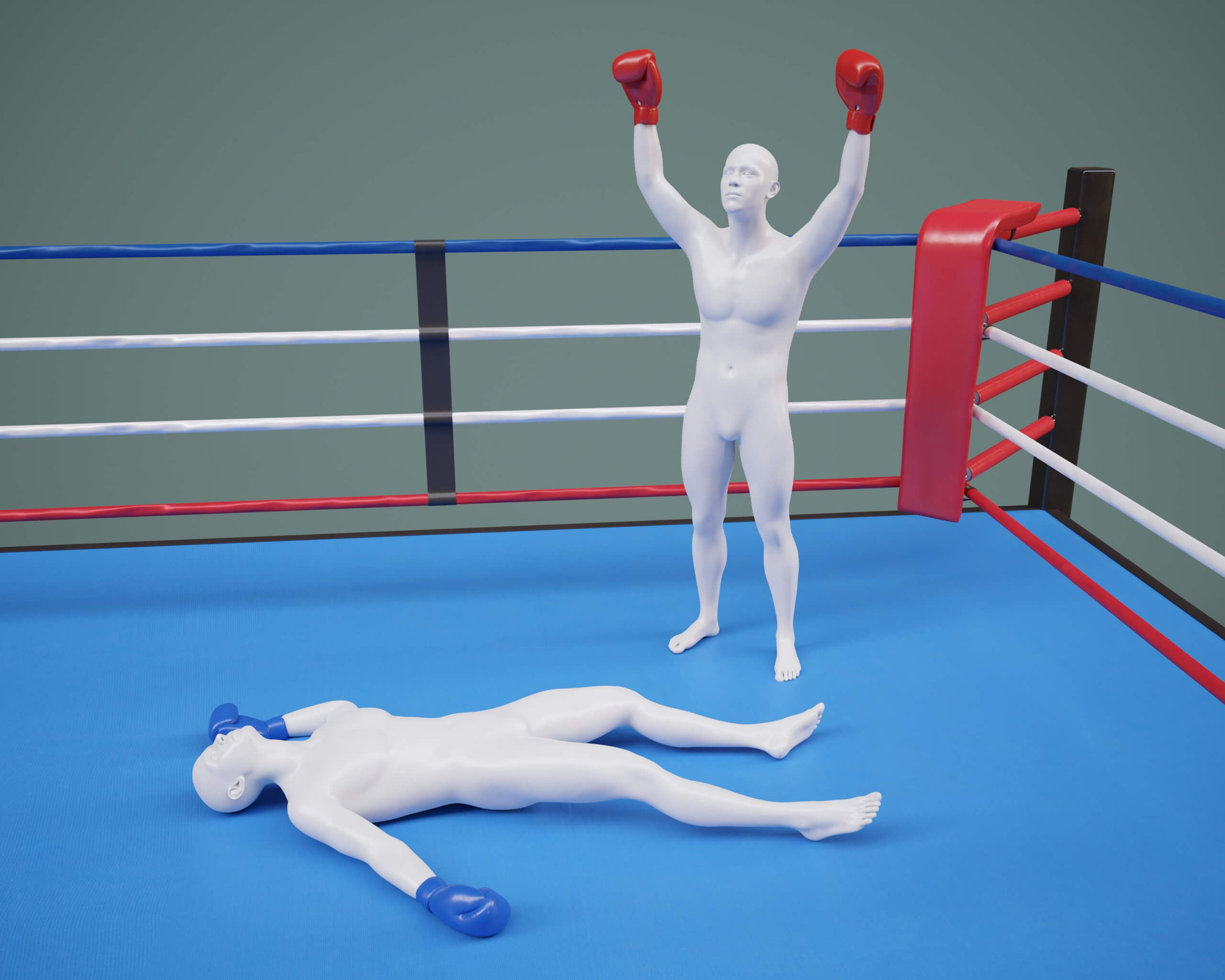Boxing Ring Set G9 Daz Content