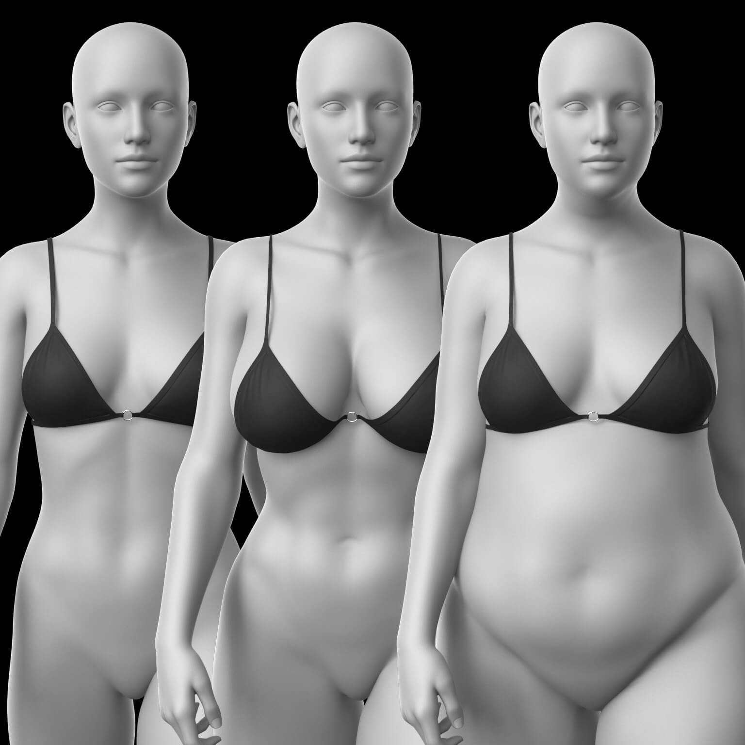 Bra 3 in 1 G8 Female Daz Content