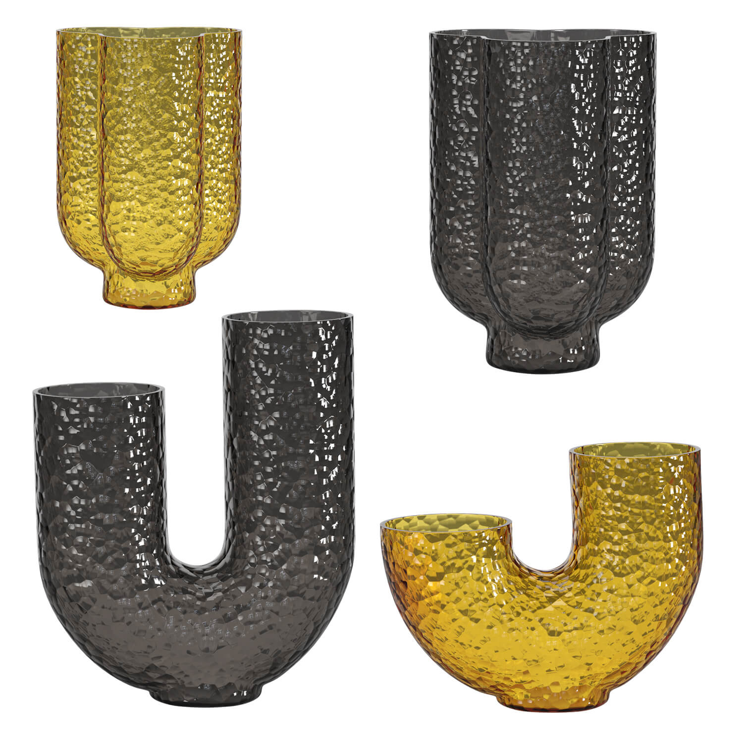 Bubble Glass Vases Props Daz Content