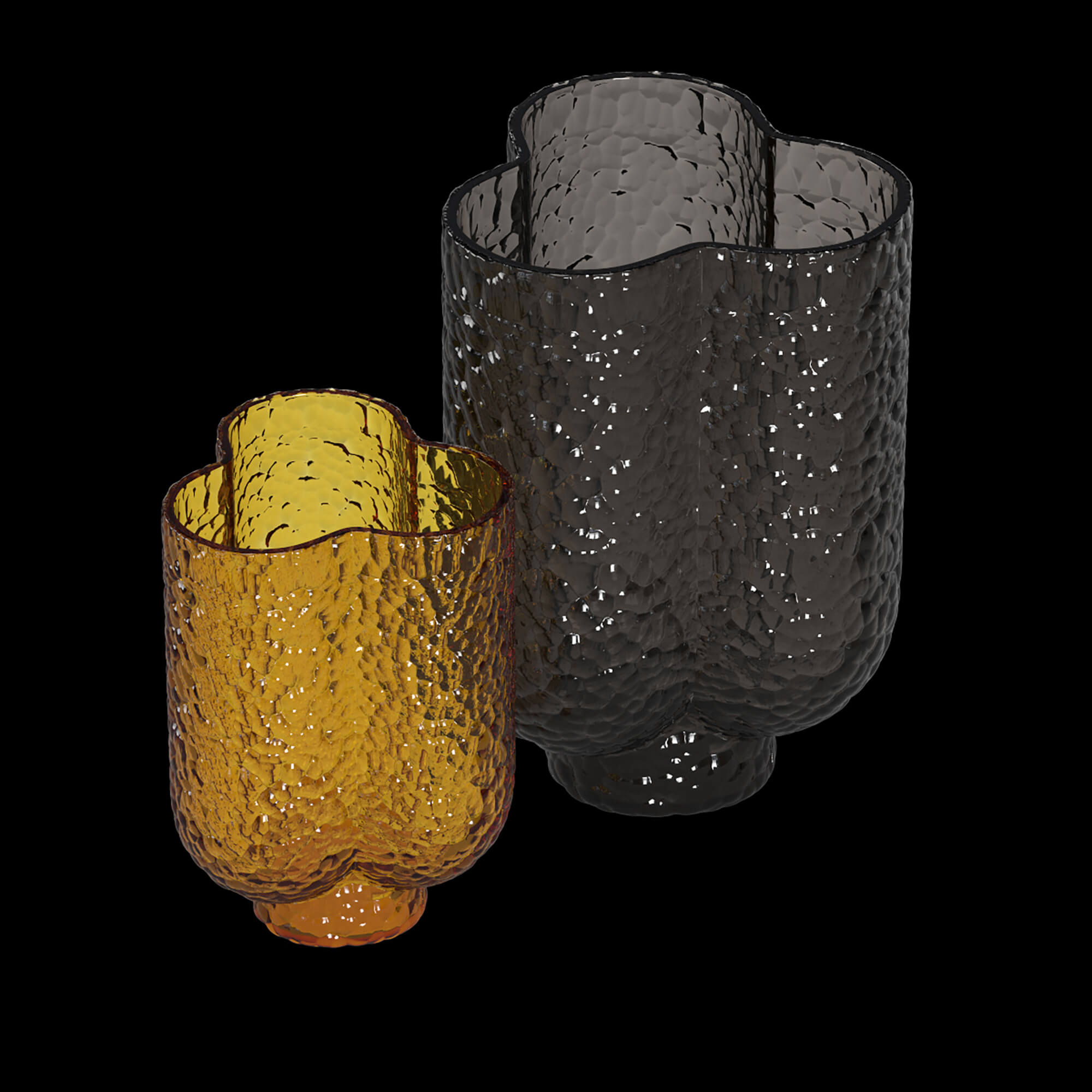 Bubble Glass Vases Props Daz Content