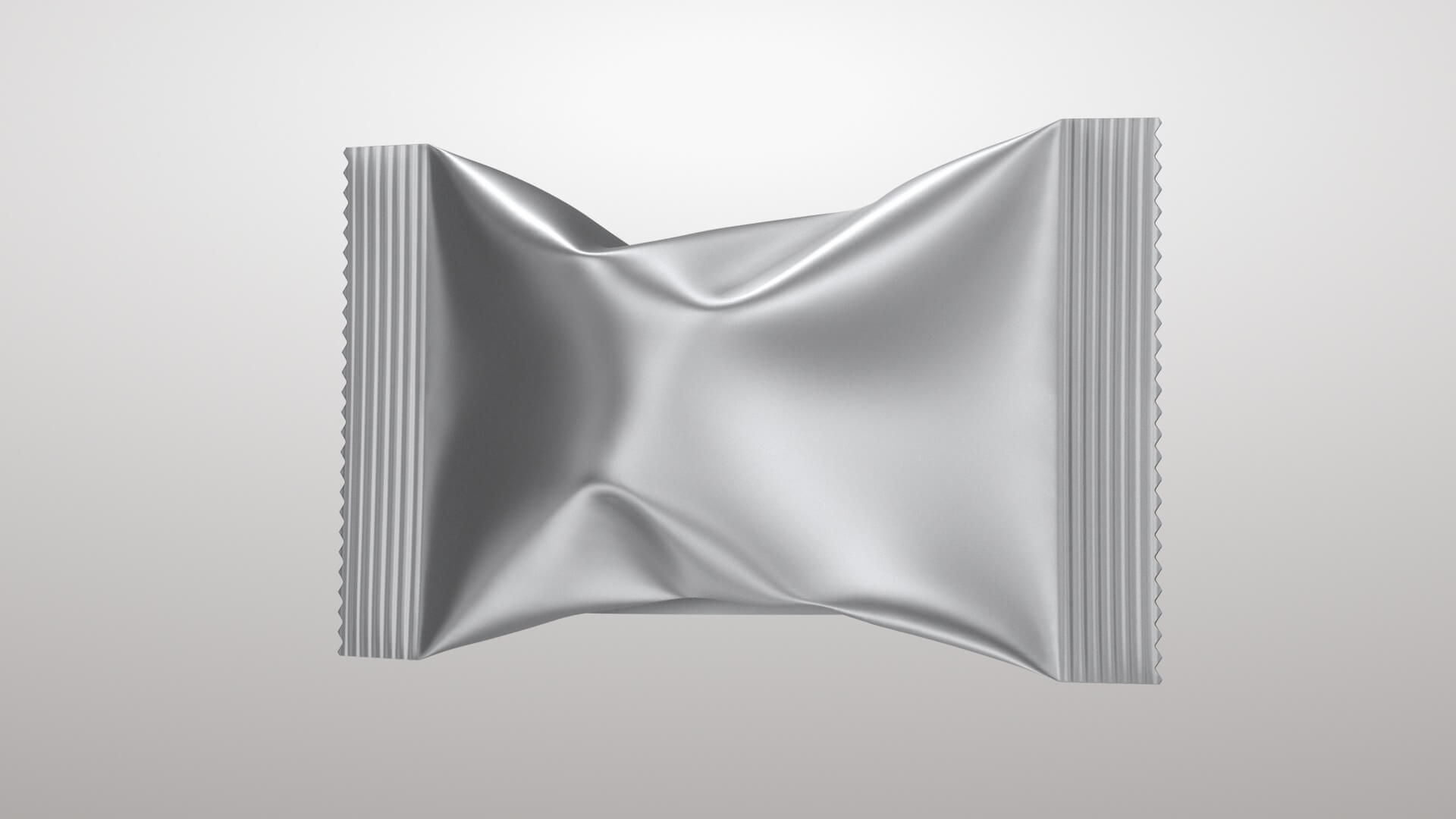Candy Wrapper 10v 3D Model 3D Model