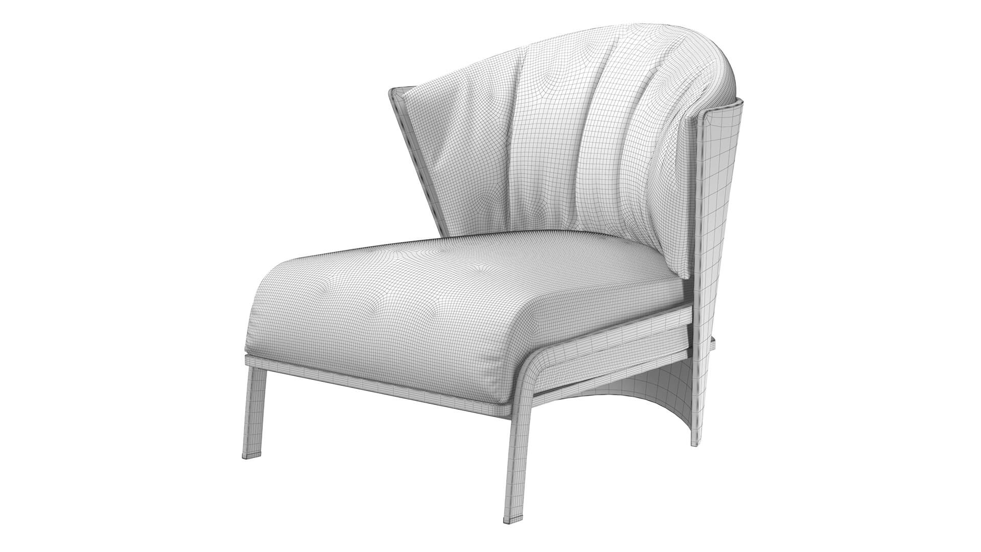 Chair Elba 3D Model 3D Model