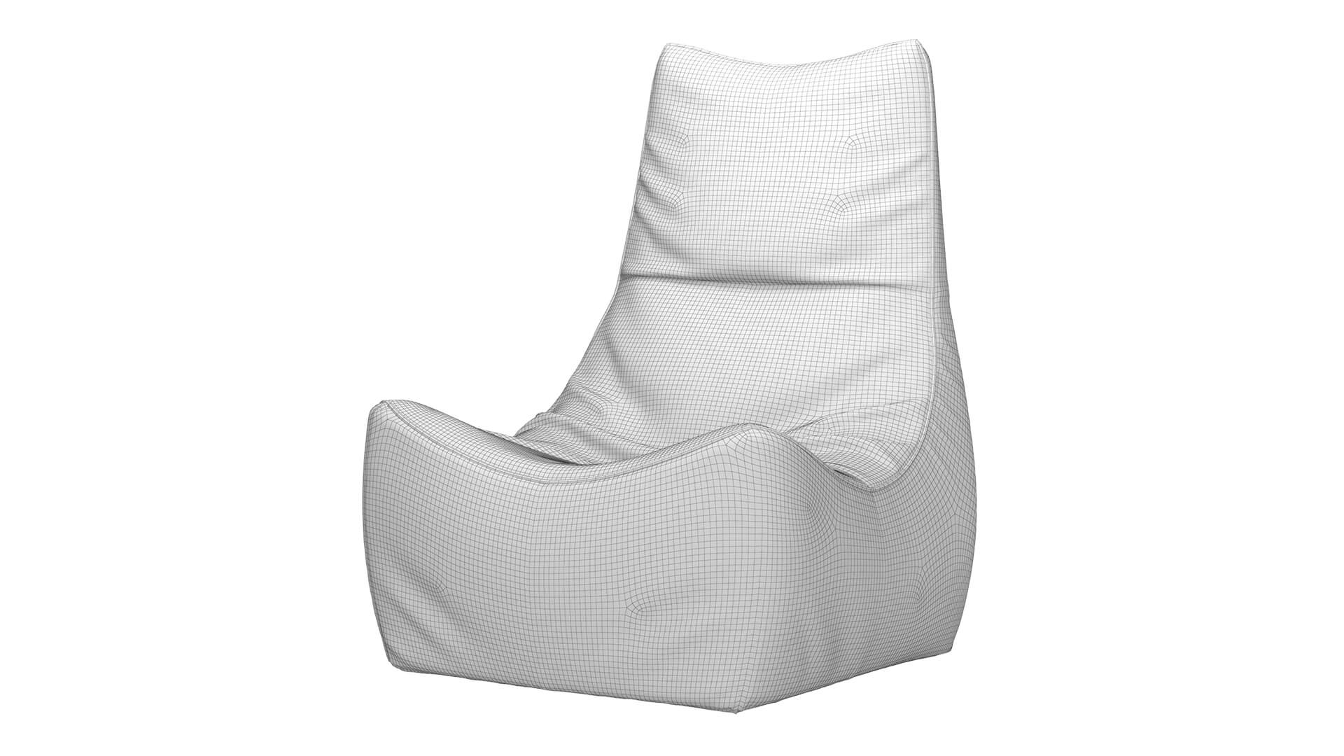 Chair Rock 3D Model 3D Model