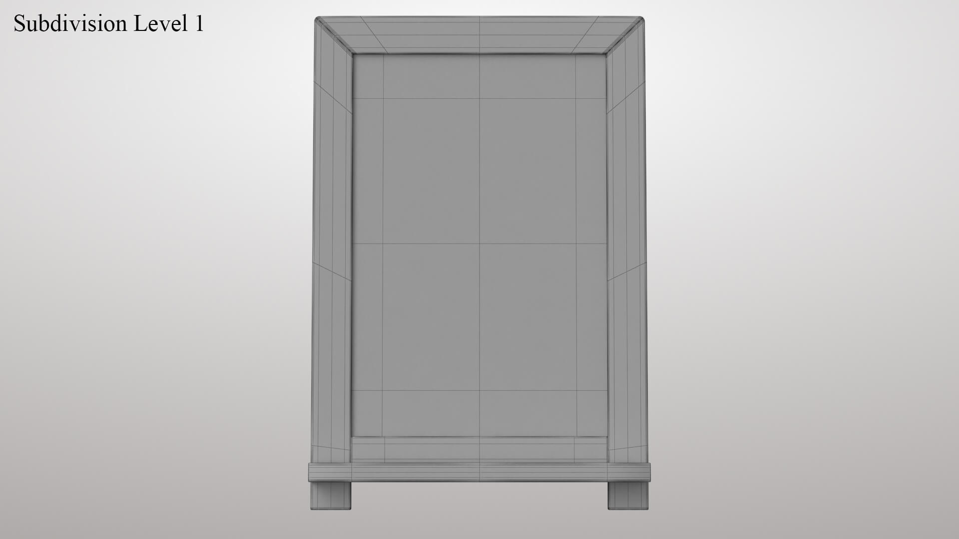 Chalk Board 3D Model