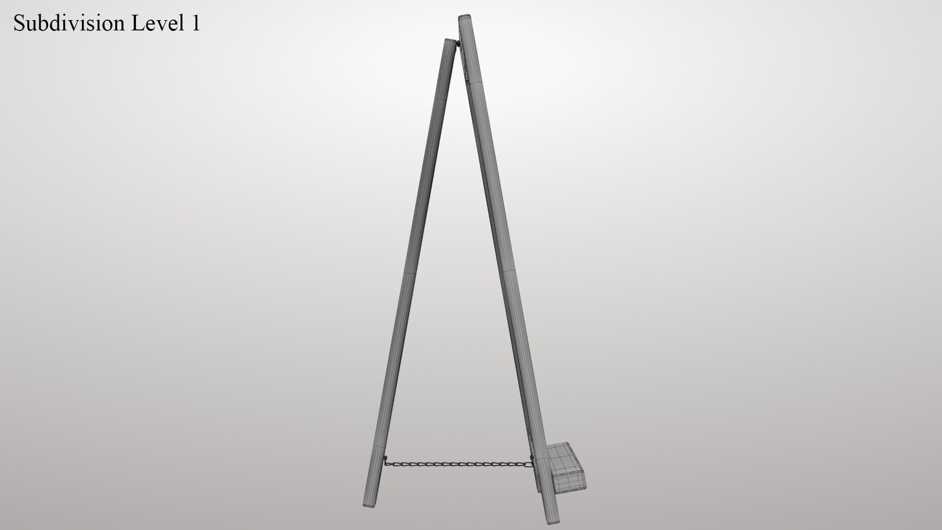Chalk Board 3D Model
