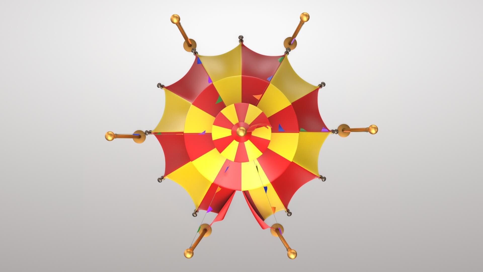 Circus Tent 3D Model