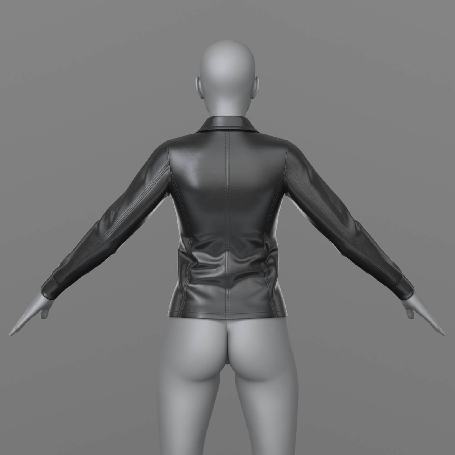 Classic Leather Jacket G8 Female Daz Content