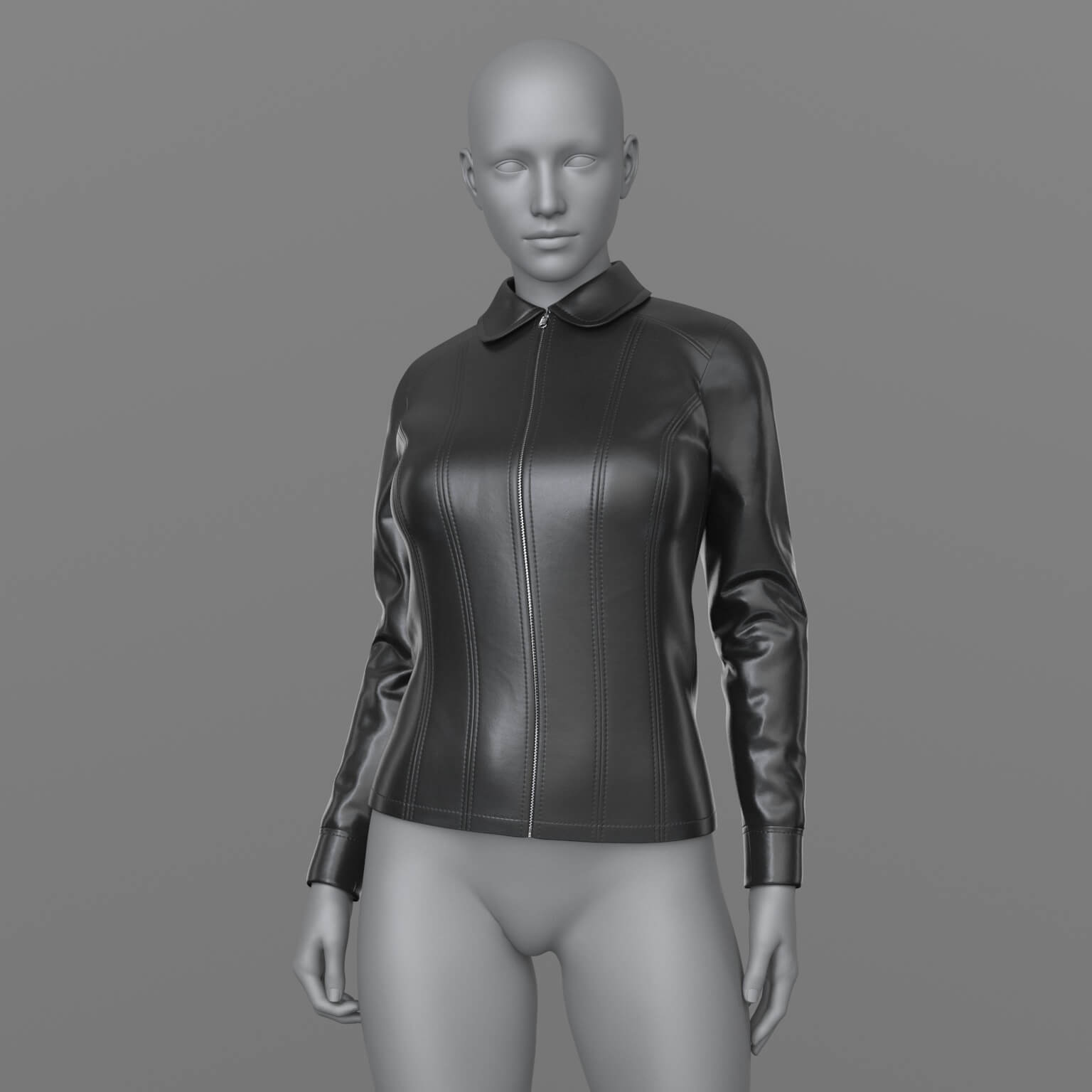 Classic Leather Jacket G8 Female Daz Content