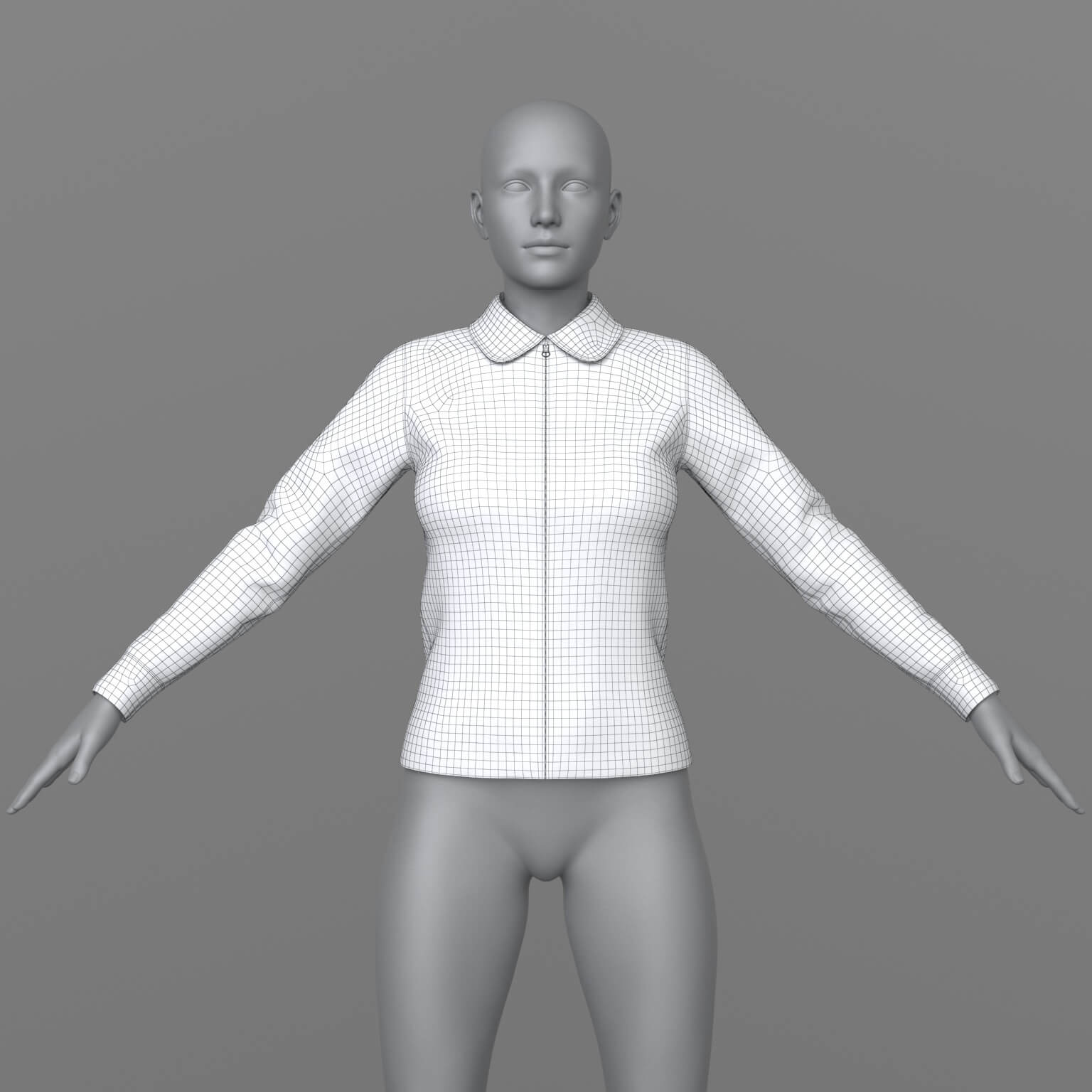 Classic Leather Jacket G8 Female Daz Content