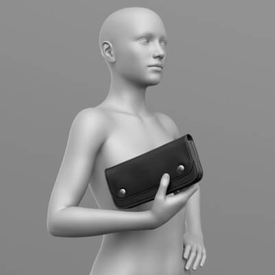 Clutch Bag and Pose G8 Female