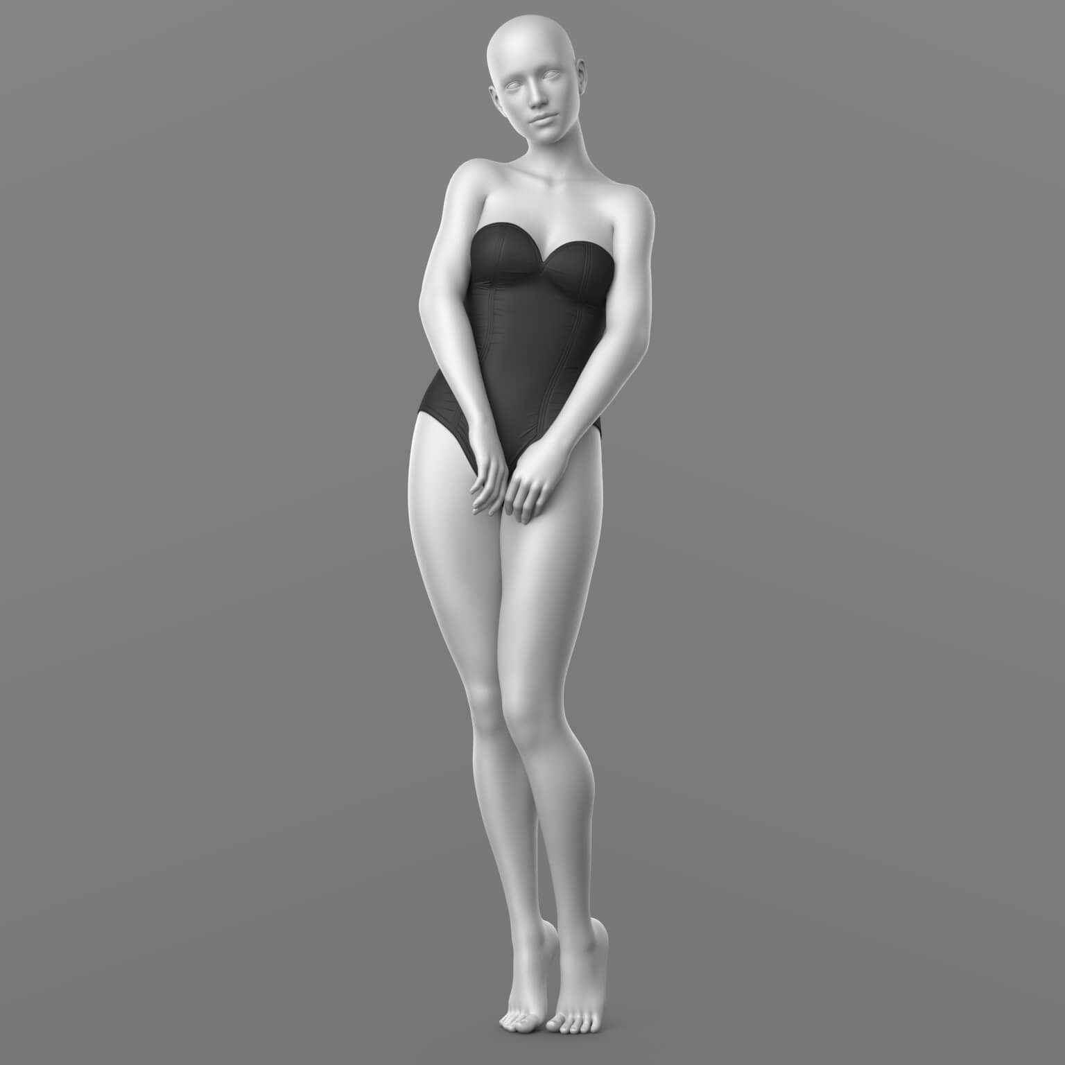 Corset 02v and Cat Mask G8F Daz Content