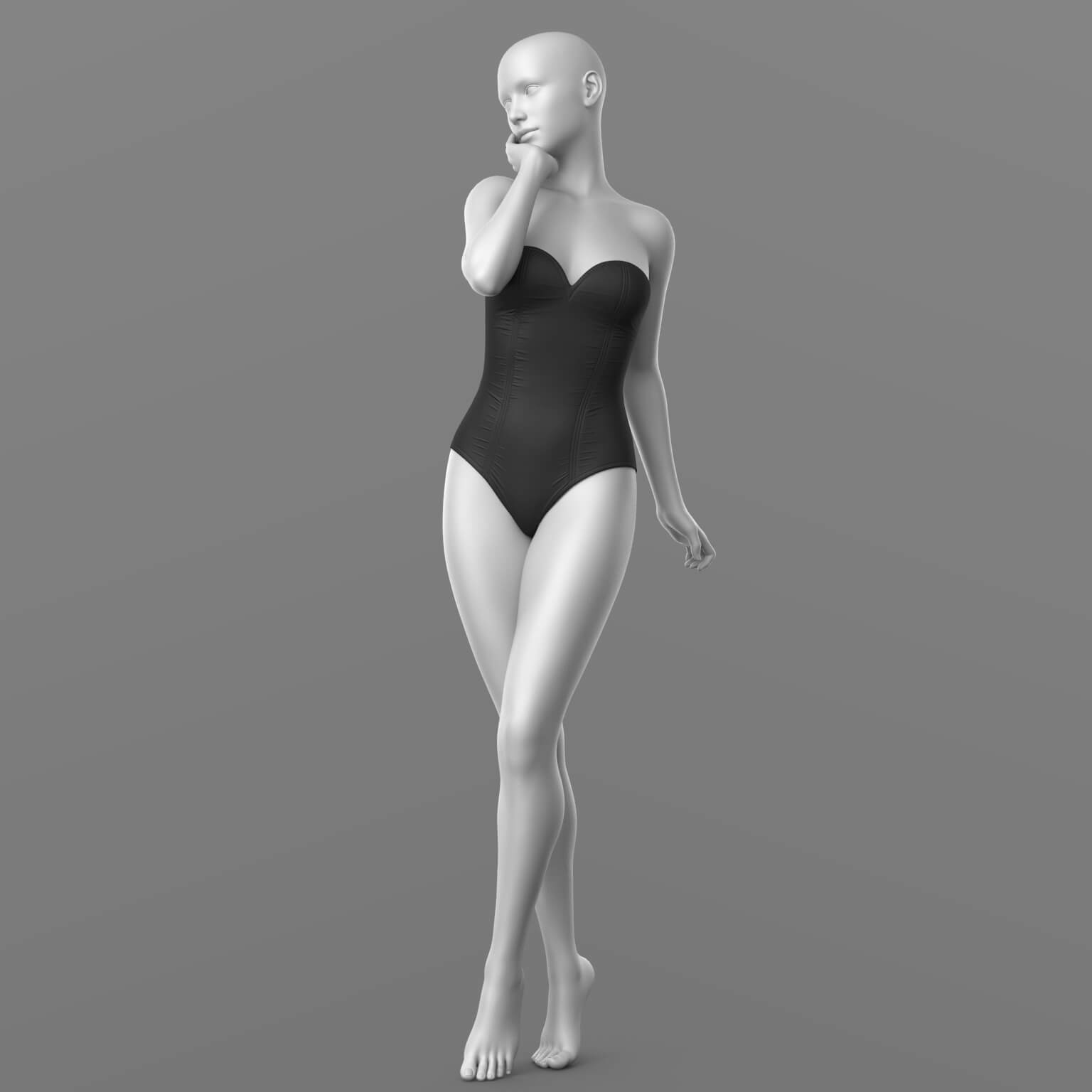 Corset 02v and Cat Mask G8F Daz Content