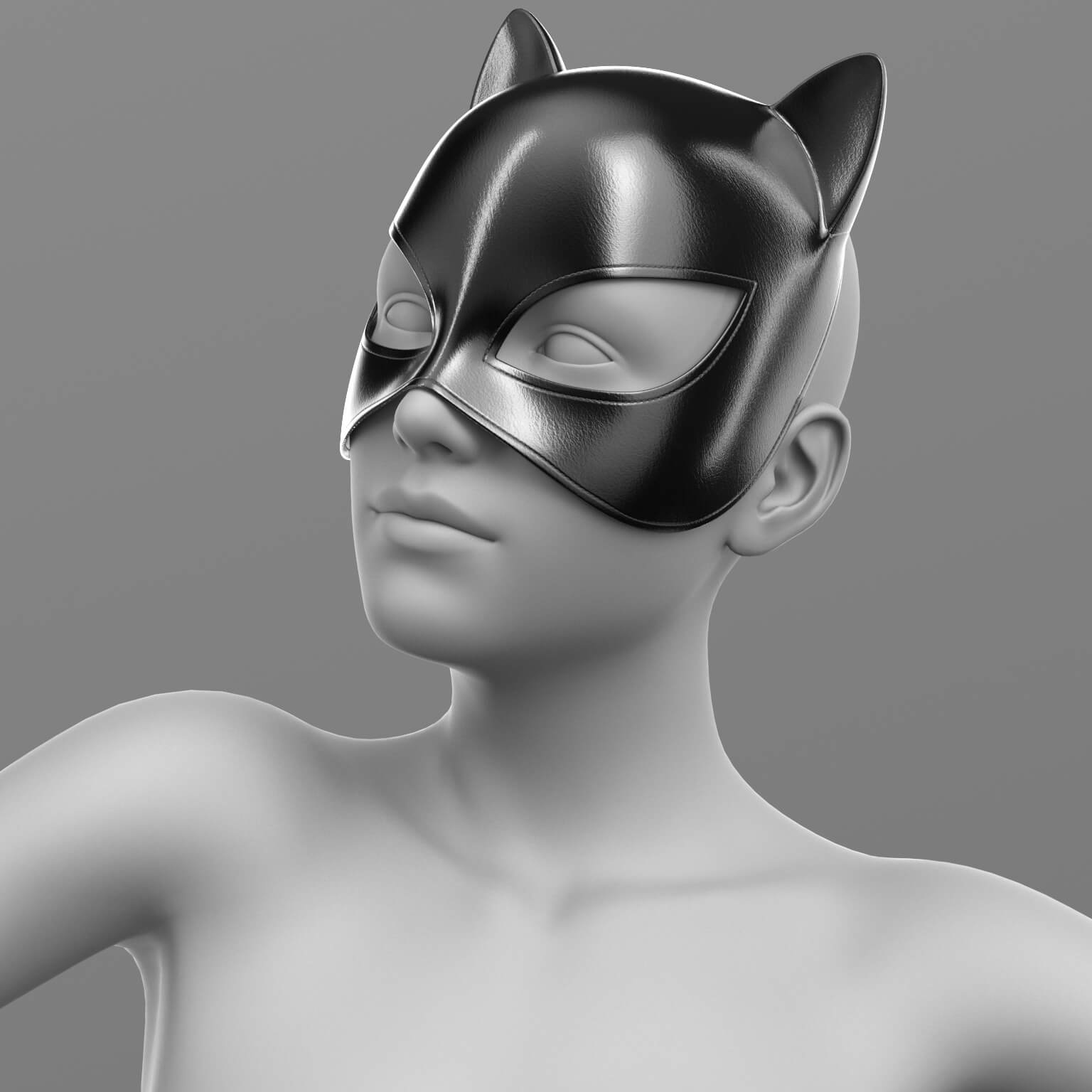 Corset 02v and Cat Mask G8F Daz Content