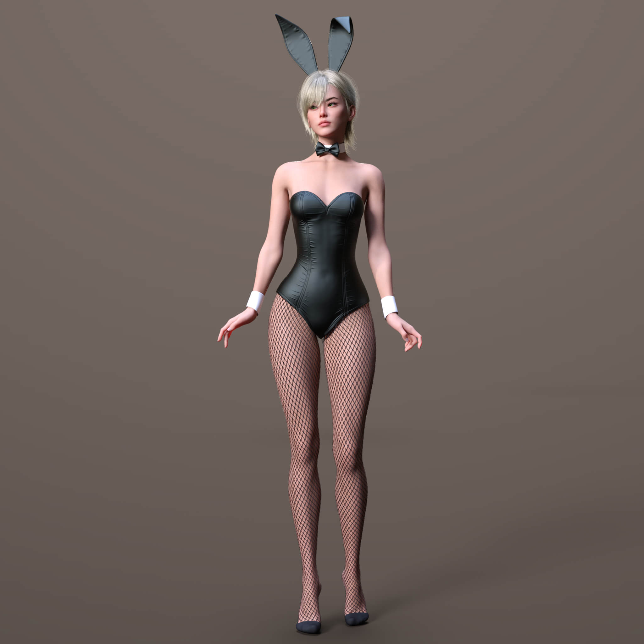 Corset 02v Bunny Fishnet Tights 2v G9 Daz Content