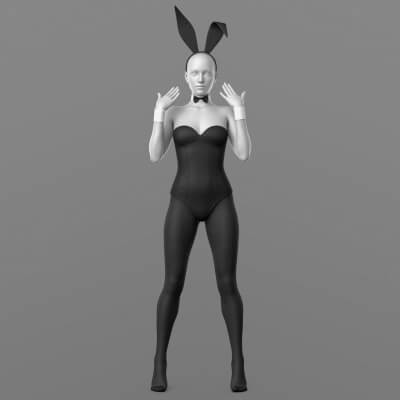 Corset 02v Bunny Tights G8F