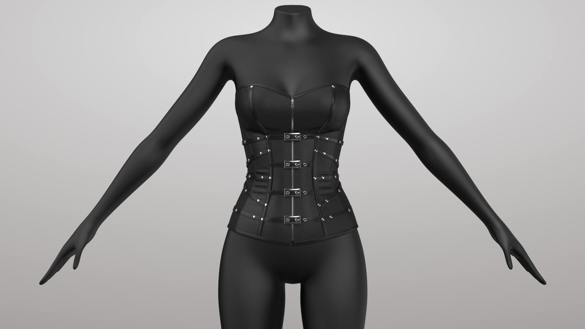 Corset 1v 3D Model